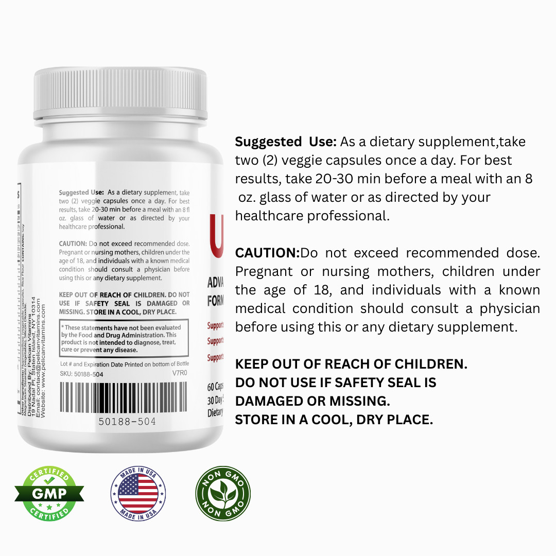 Uroxel- Support Supplement for Men – Urinary & Bladder Health-1 Bottle