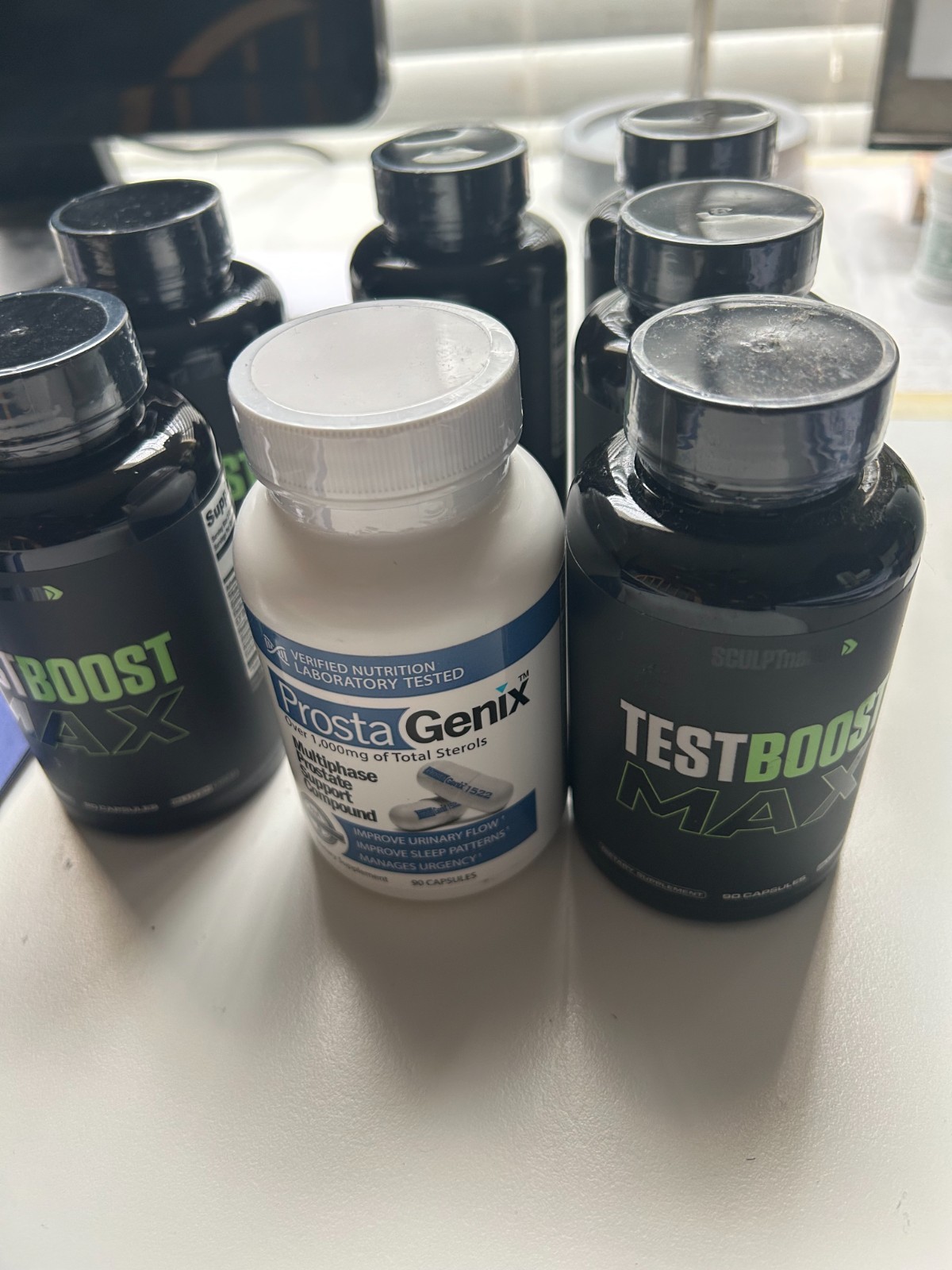 3x TEST BOOST Max Sculptnation Testosterone Build Muscle Men Fat weight Loss New