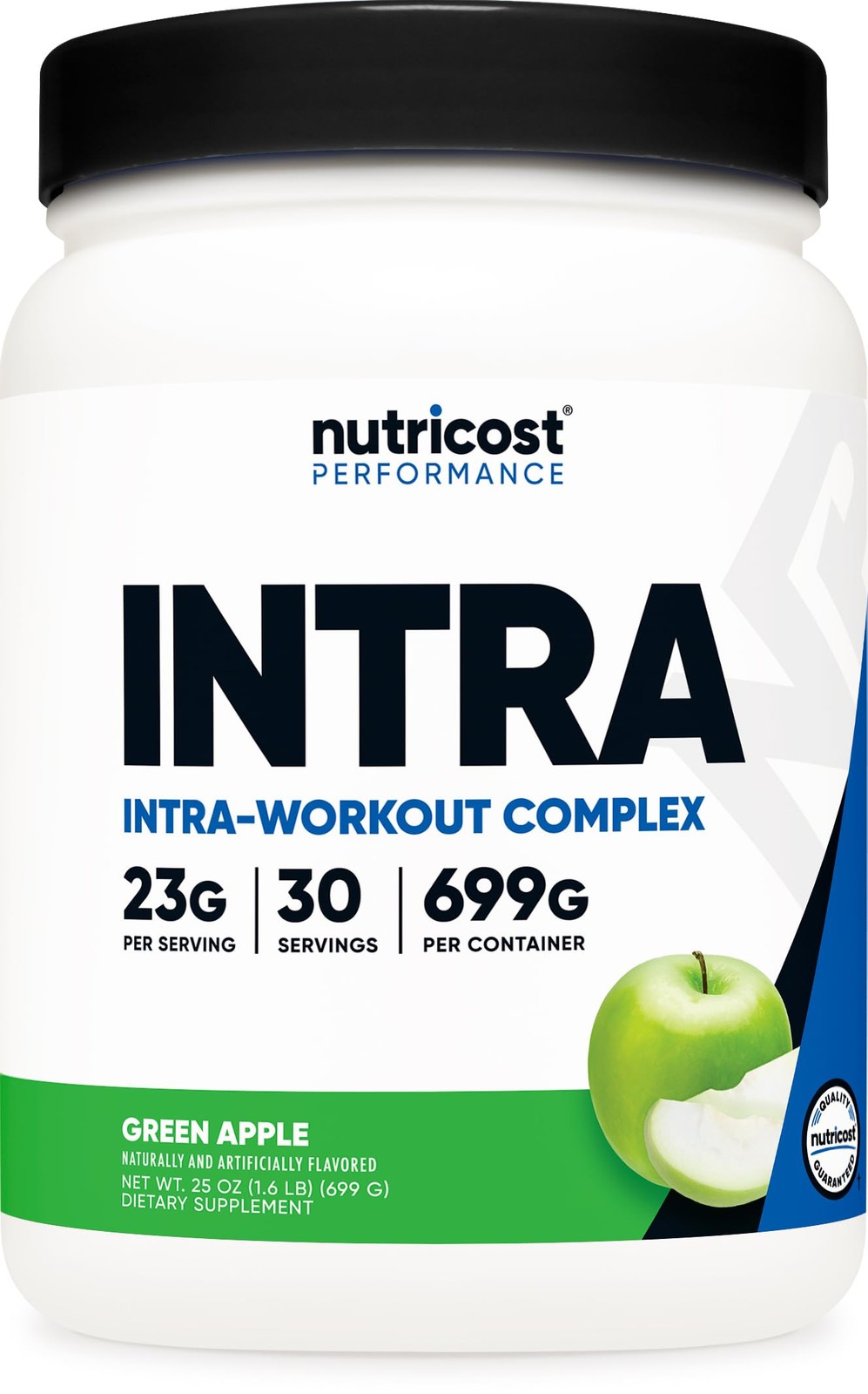Nutricost Intra Workout Powder, 30 Servings (Green 1.56 Pound (Pack of 1)