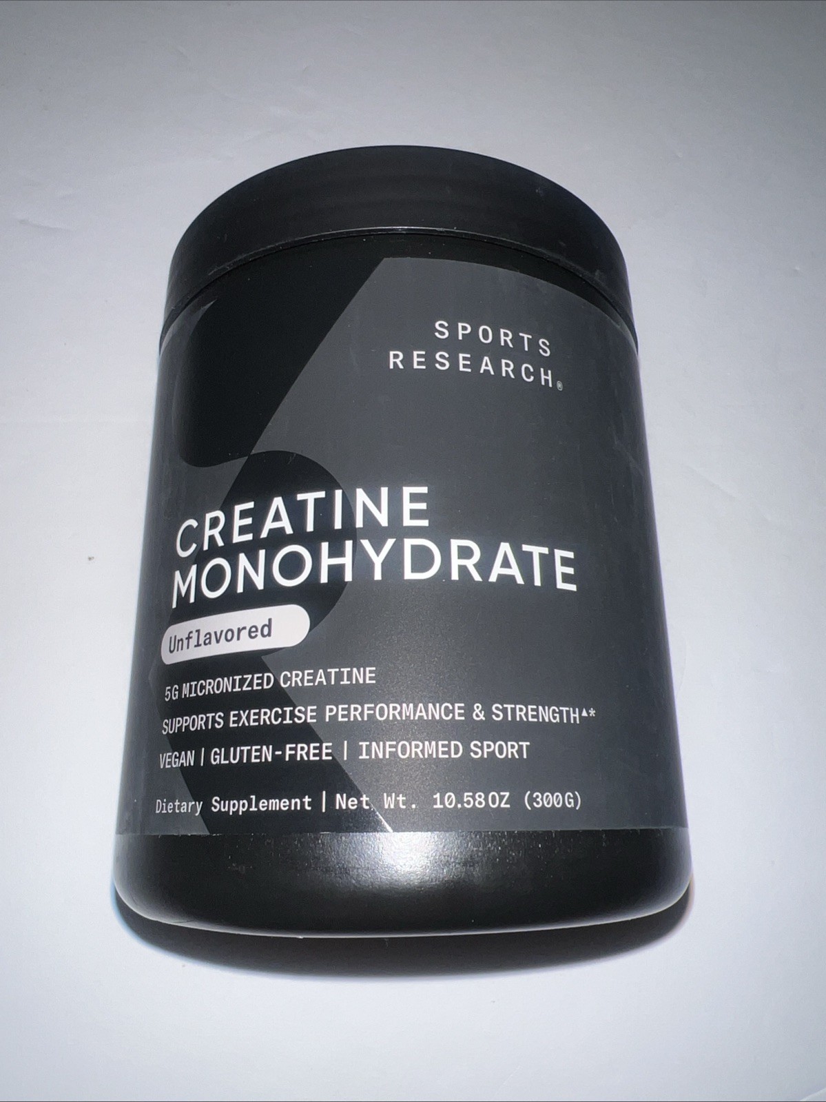 Sports Research Creatine Monohydrate Powder 10.58oz Unflavored