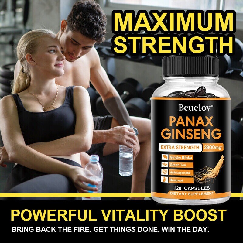 Ginseng Extract – Testosterone Booster, Male Sexual Health and ENERGY Growth