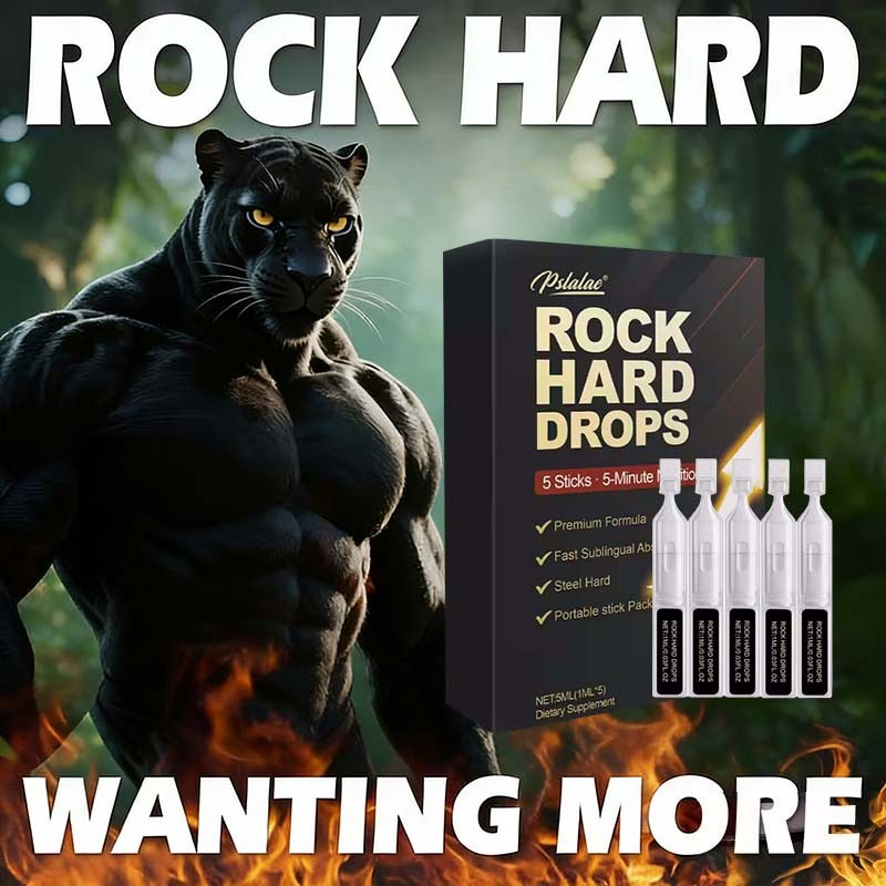 Rock Hard Drops – with Tribulus Terrestris, Maca Root, L-Arginine, Men’s Health