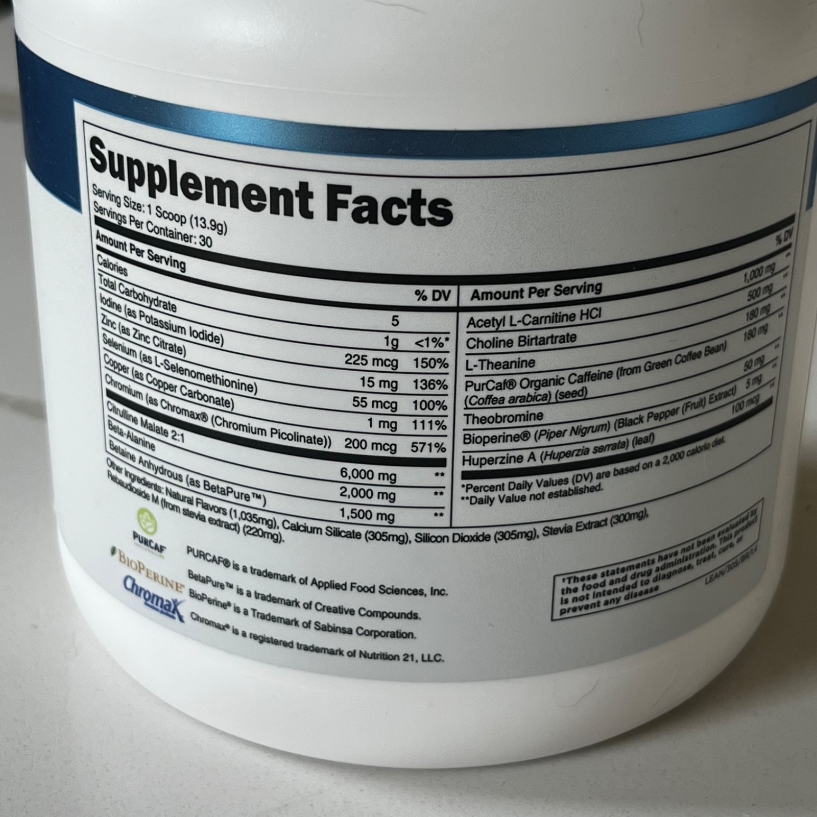 Lean Cutting Pre-Workout Formula – Strawberry Lemonade Exp 04/2028