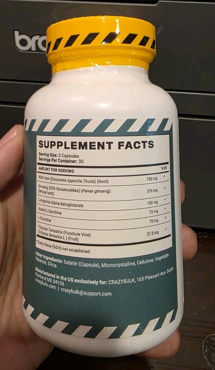 CrazyBulk DECA-MAX 1 Month Supply 90 Capsules New Sealed Bottle Authentic