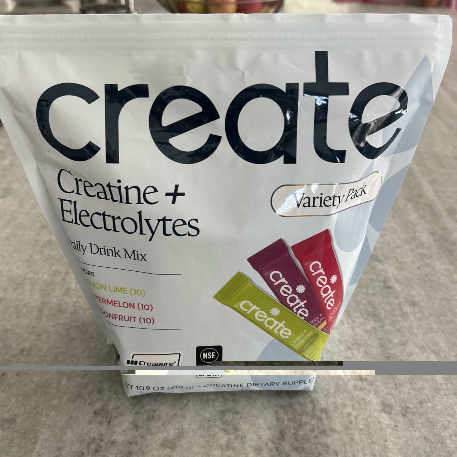 Create Creatine Monohydrate Powder Sticks-39 Variety