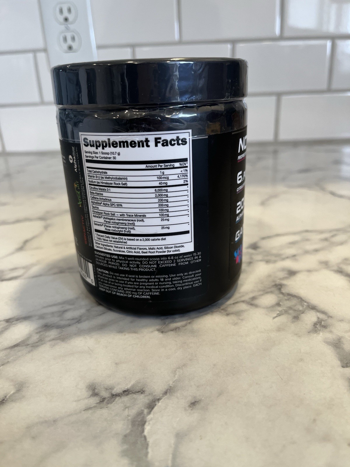 Bucked Up South Beach Pre-Workout; Exp. 05/2026 NEW/SEALED 30 Servings