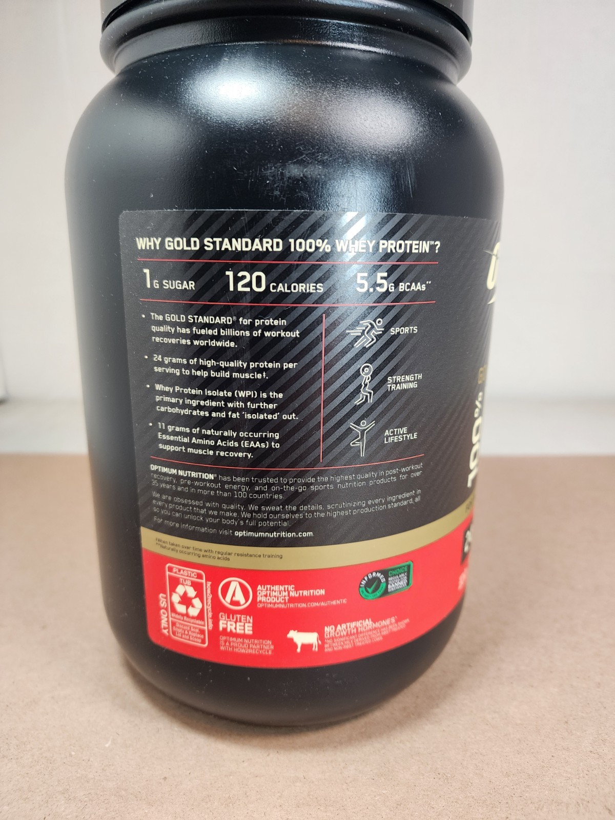 Exp 6/28 ON Gold Standard 100% Whey Protein Double Rich Chocolate 1.98LB 29 Serv