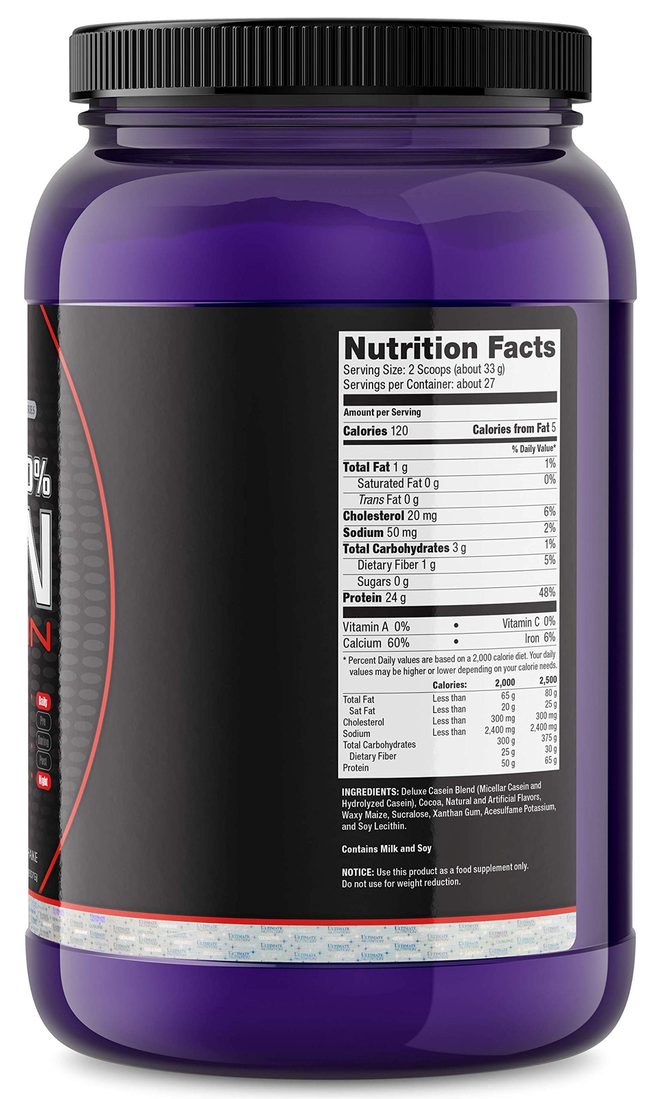 Prostar Micellar and Hydrolyzed Casein Protein Powder – 2 Pounds, Chocolate