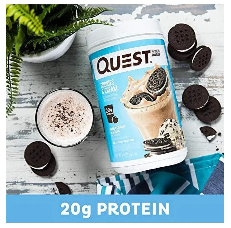 Quest Protein Powder Cookies & Cream 20g Protein 1.6LB