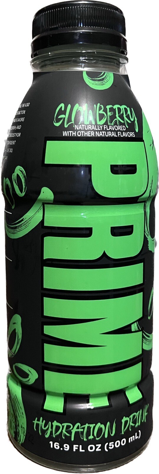 PRIME Glowberry 16.9 oz Hydration Drink GLOW-IN-THE-DARK (Sealed)