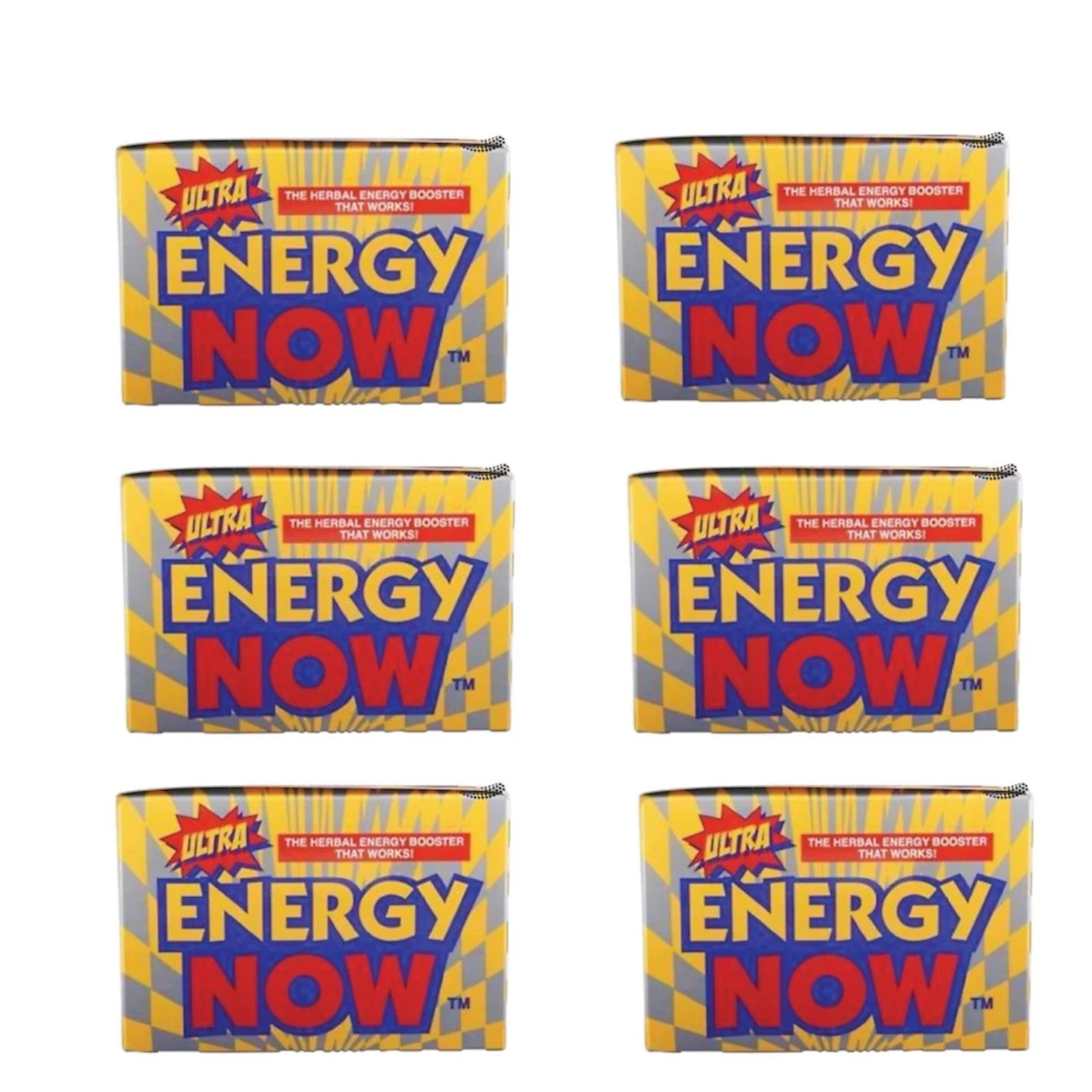 6 Boxes Of Energy Now Ultra Herbal Supplements 144 Packs 3 Pills In Each Pack
