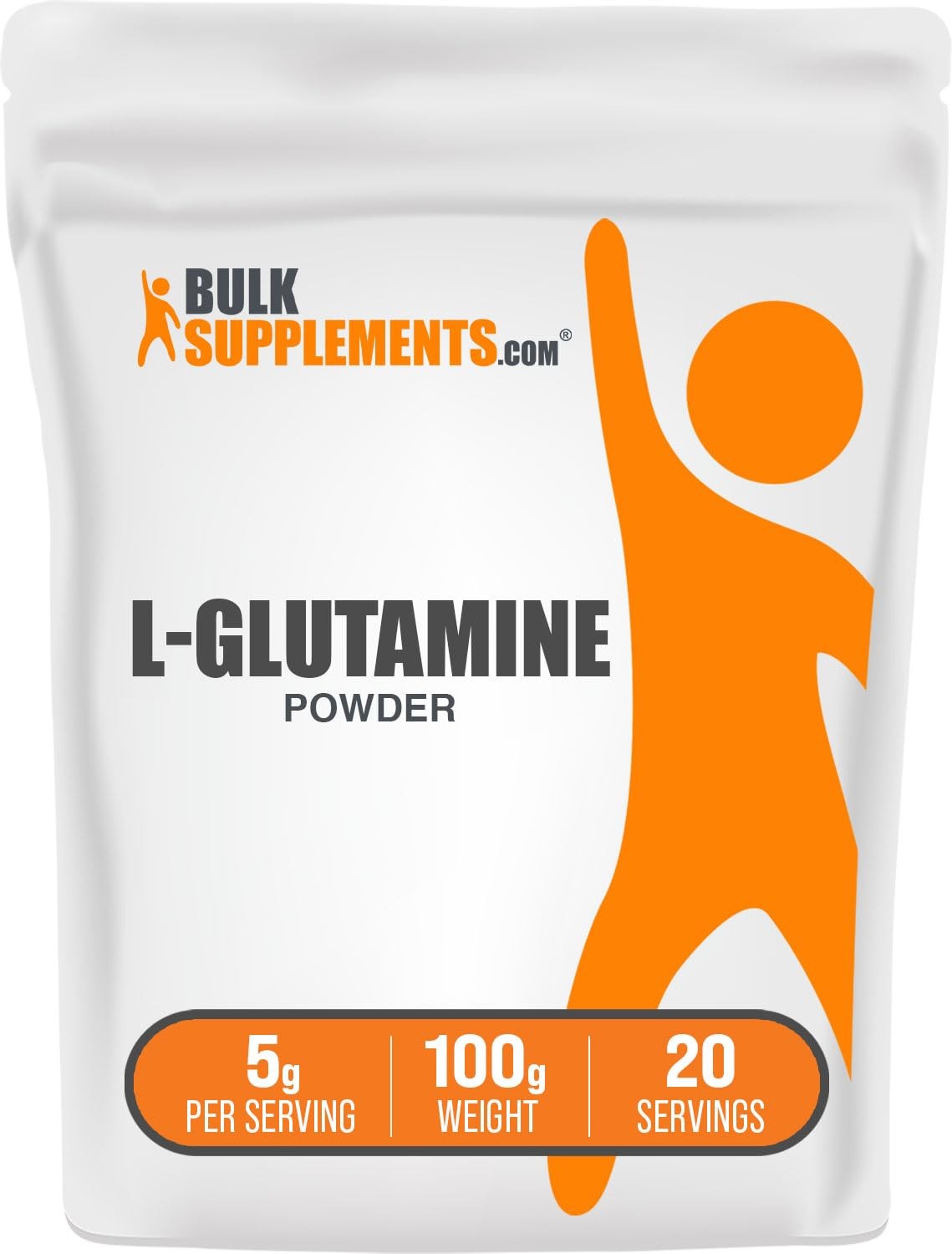 L Glutamine Powder 5G Pack Of 1 Unflavored Nutritional Supplement For Fitness