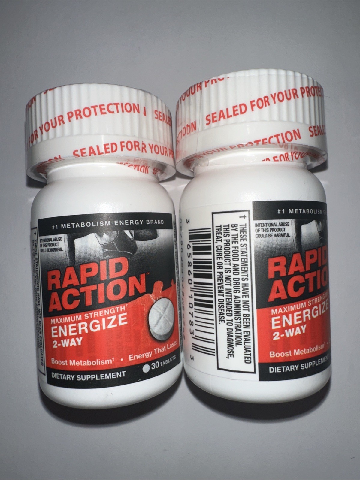 30ct Rapid Action Energy 2 Way Energy FOCUS MOOD Boost 2 SEALED Bottles NEW