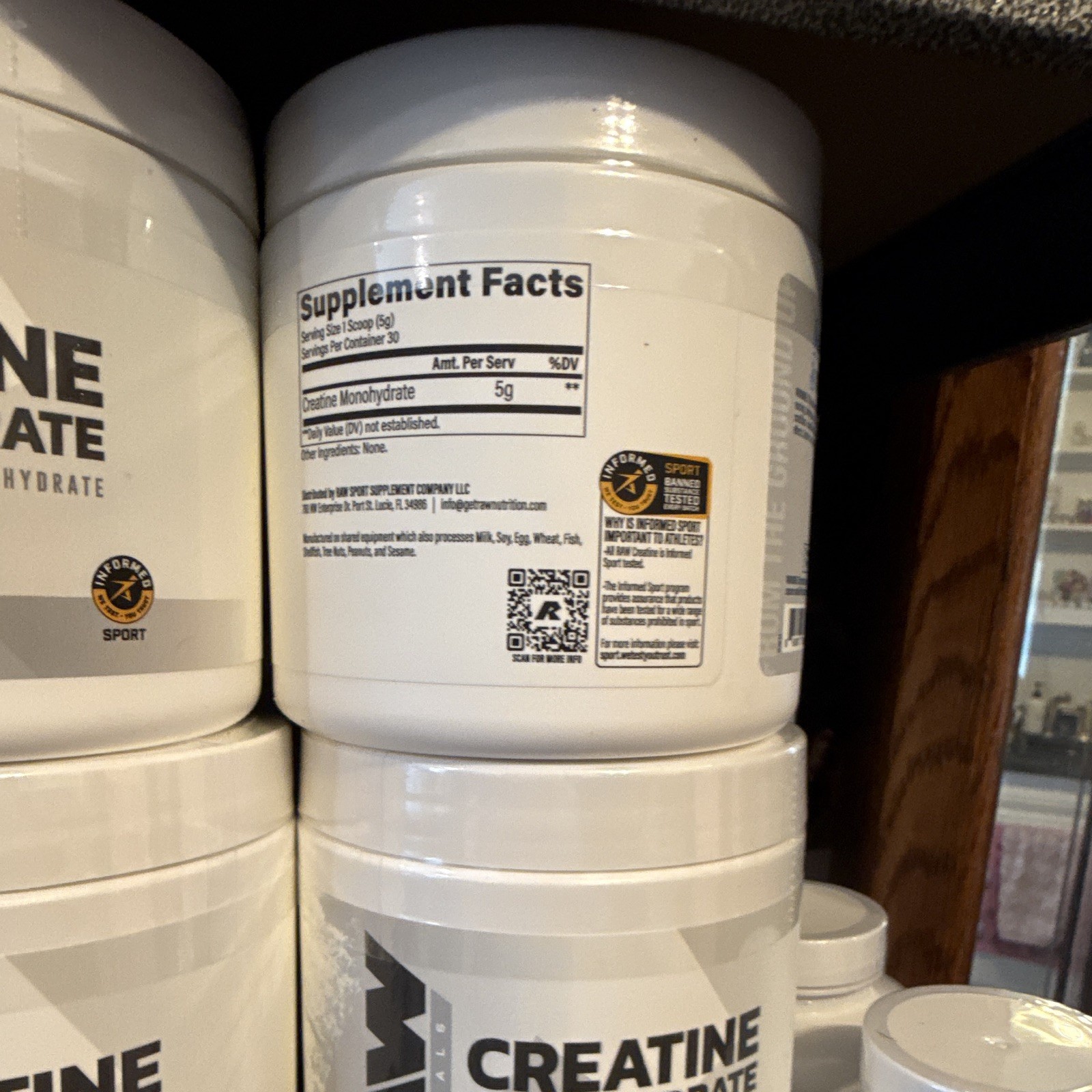 WYM Essentials Creatine Monohydrate Powder Unflavored 5g 30 Servings