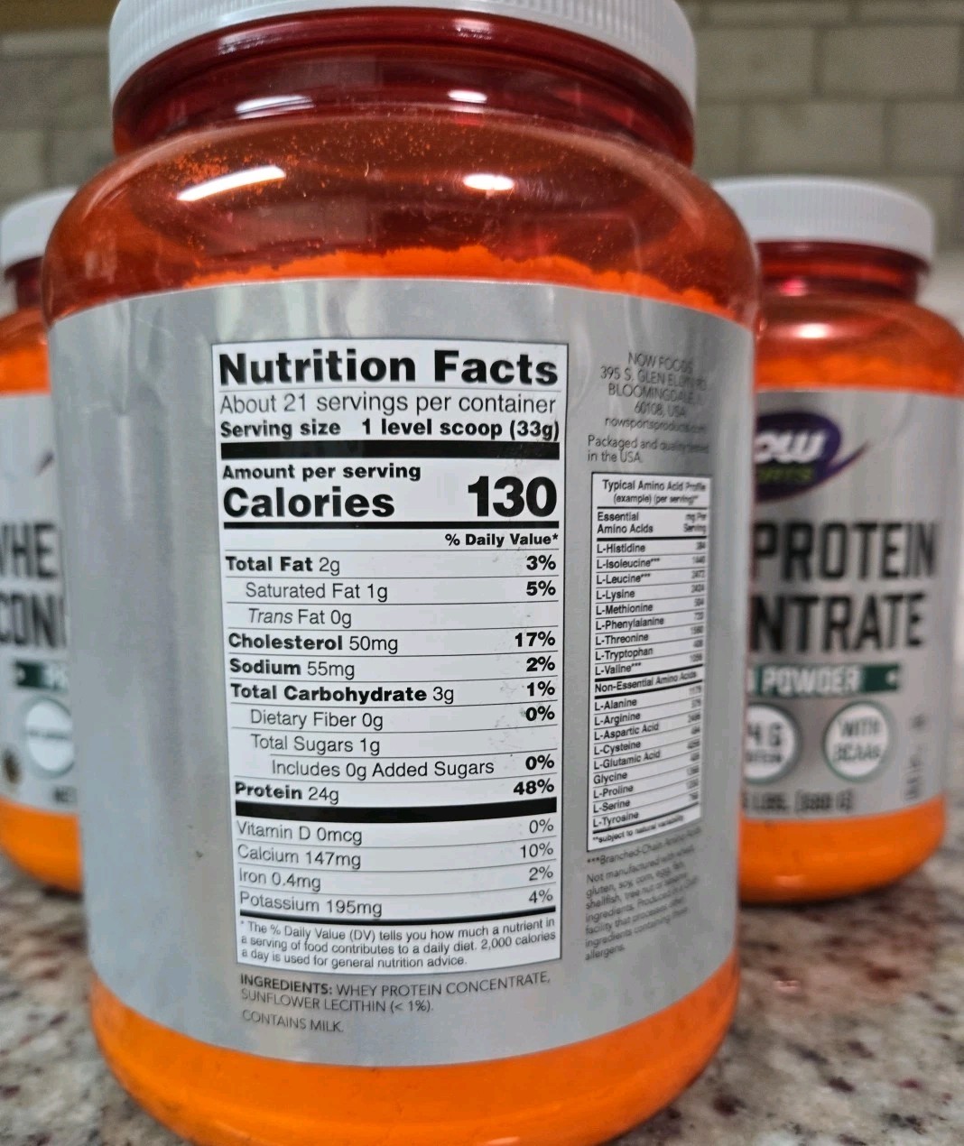 Now Foods, Sports, Whey Protein Concentrate, Natural Unflavored, 1.5 lbs (680 g)