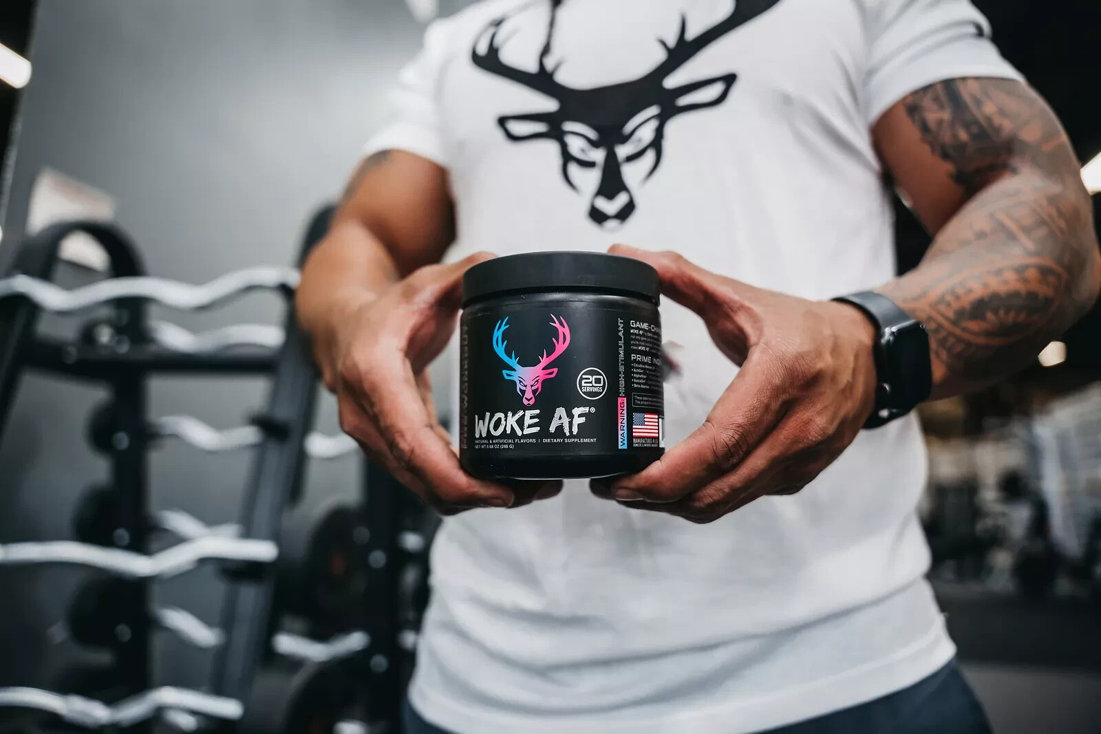 2 jars! Bucked Up Woke AF Miami Pre-Workout Powder Exp 09/2027 2 jars!