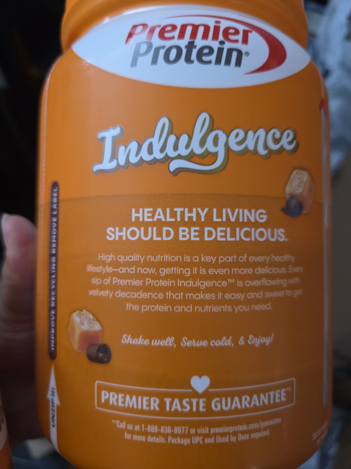 Premier Protein Indulgence Protein Powder, 30G Protein, 3G Sugar, Salted Caramel