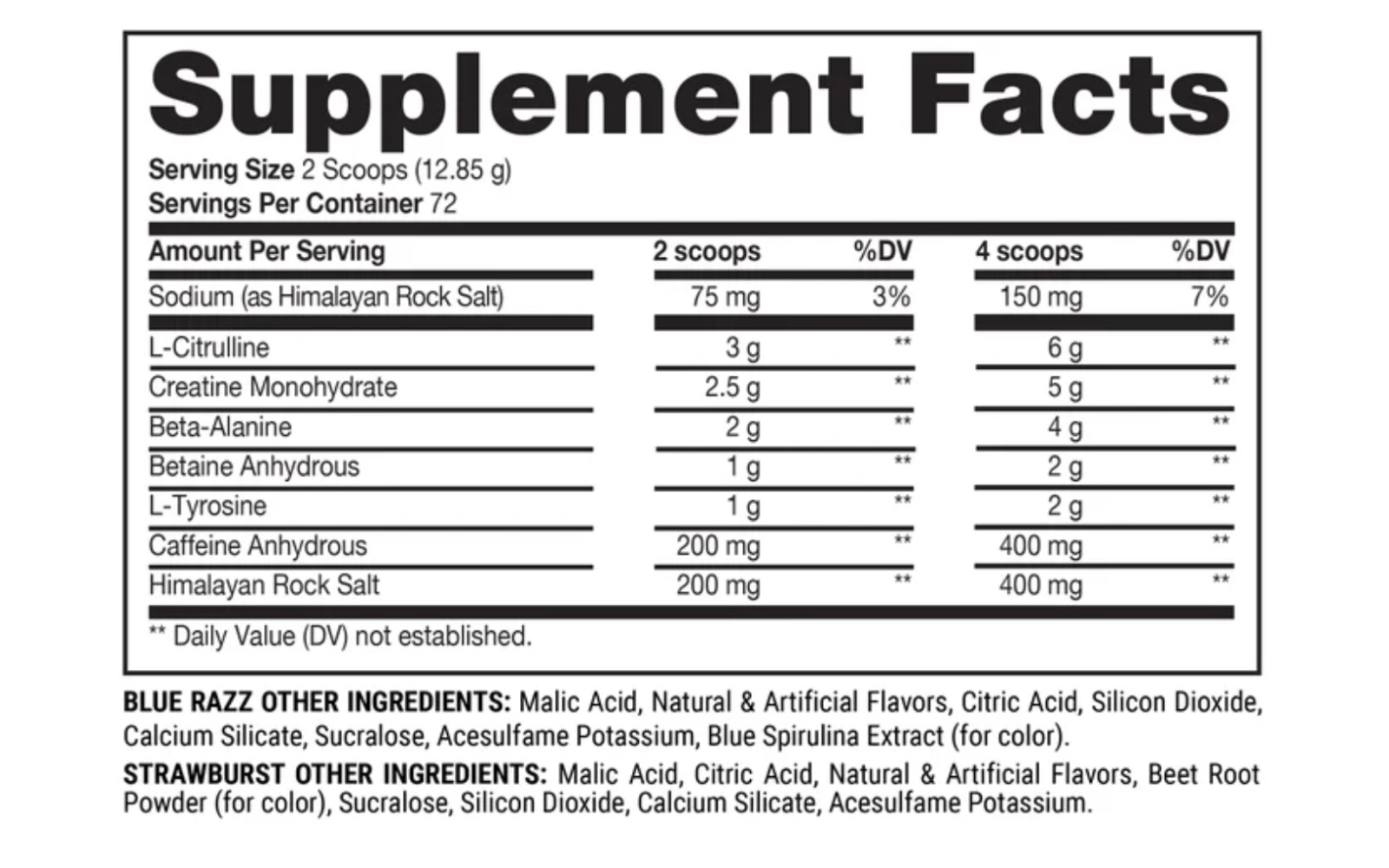 ProSupps Mr Hyde Signature Pre Workout 36 Servings Energy Focus Creatine Berry