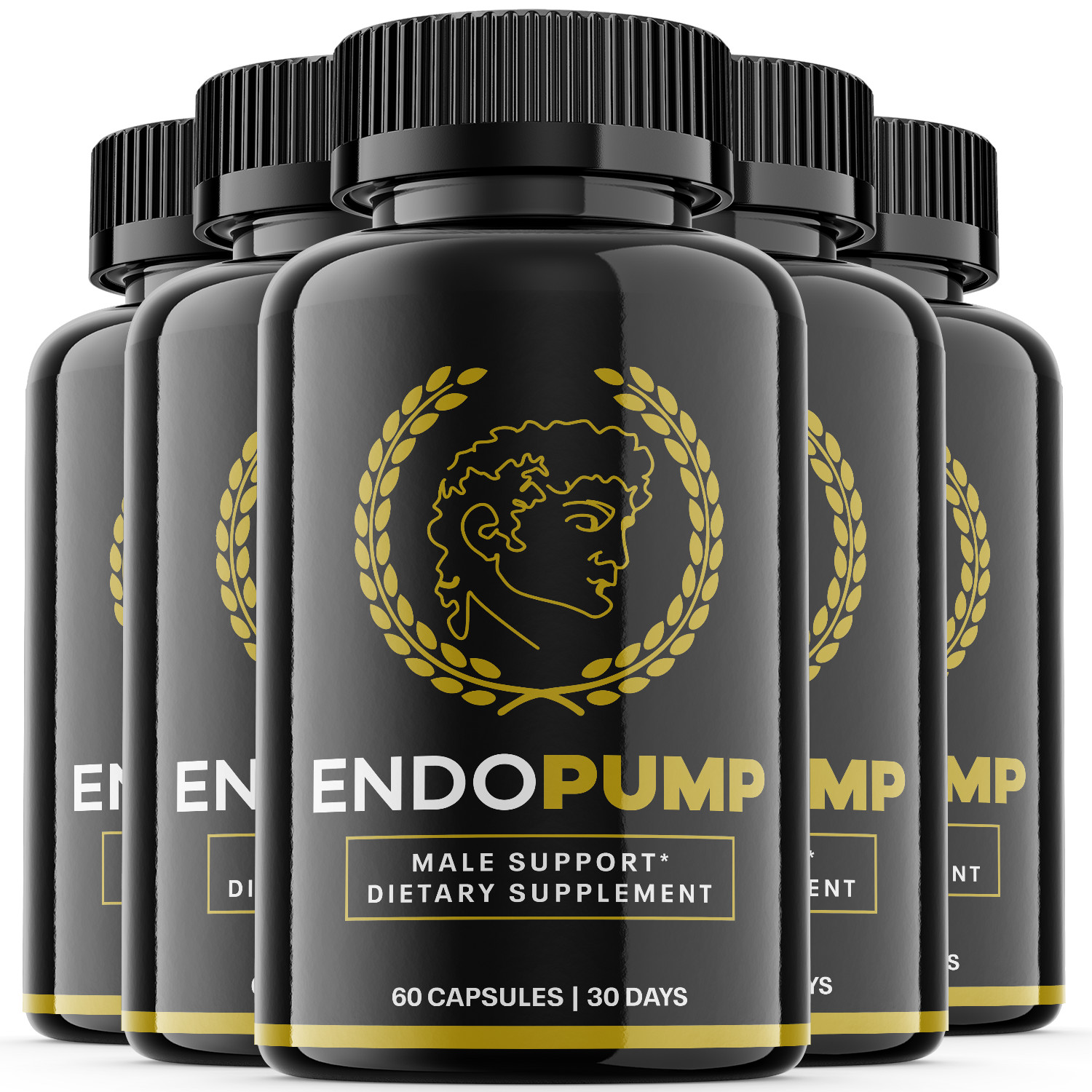 (5 Pack) Endopump Capsules, Endo Pump Male Support Supplement (300 Capsules)