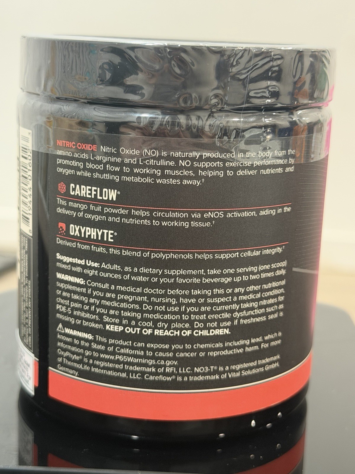 Onnit Total Nitric Oxide Harvest Fruit Punch 8.32 oz Performance Exp 04/2027