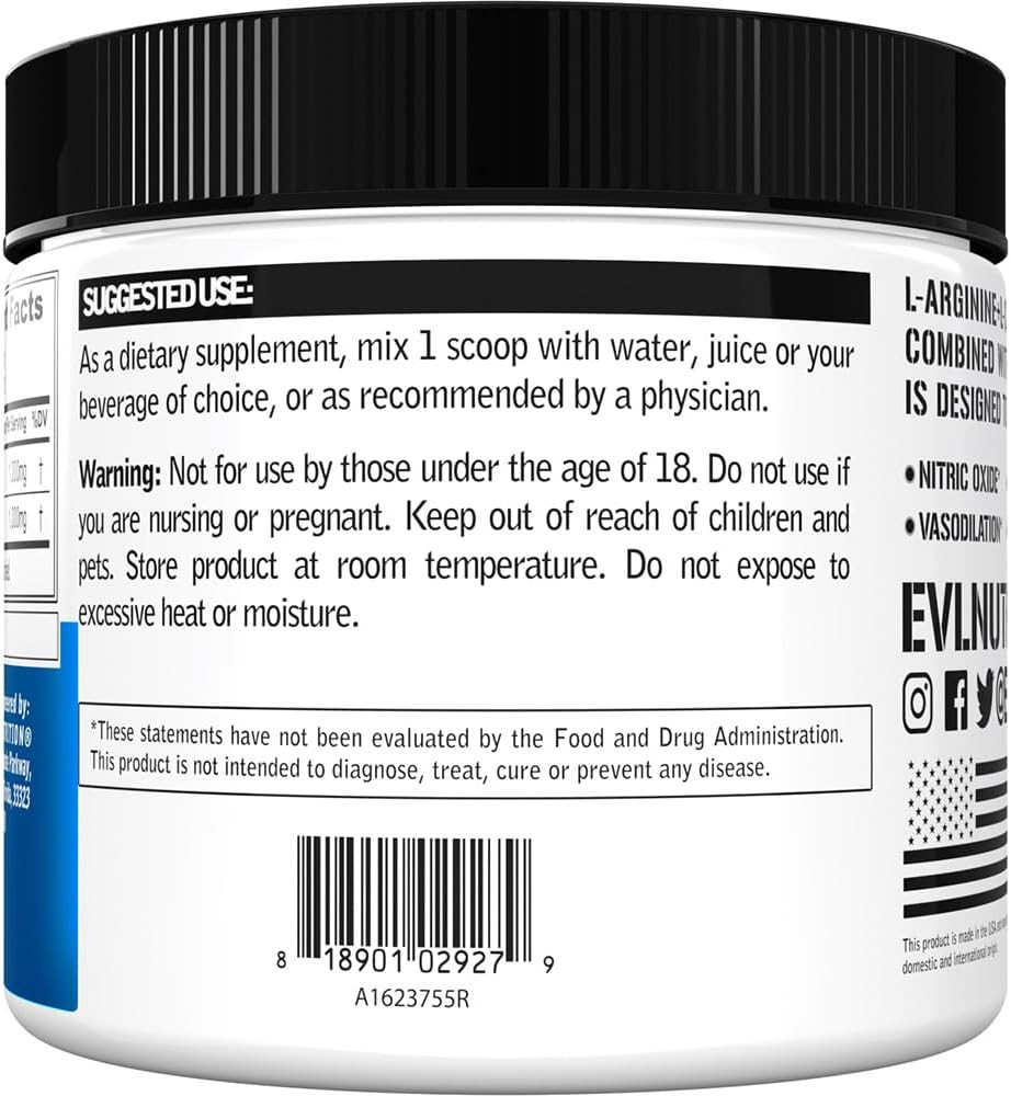 Nutrition L-Arginine + L-Citrulline – Endurance + Workout Performance Supplement