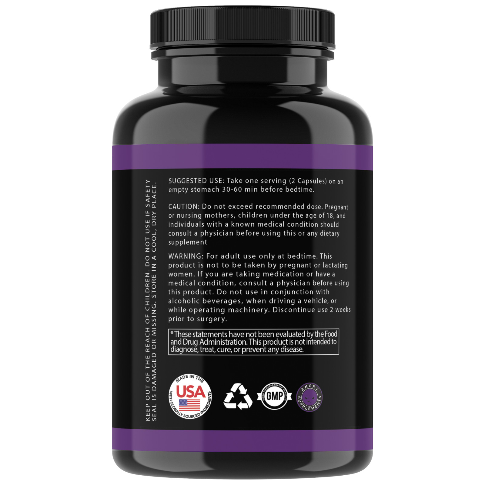 Monster Test Testosterone Booster Testosterona Supplement for Men AM and PM 2 Pk