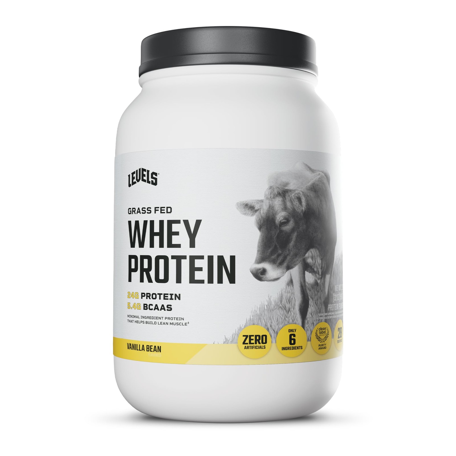 Levels Whey Protein Powder, No Artificial Ingredients, 2 Pound (Pack of 1)
