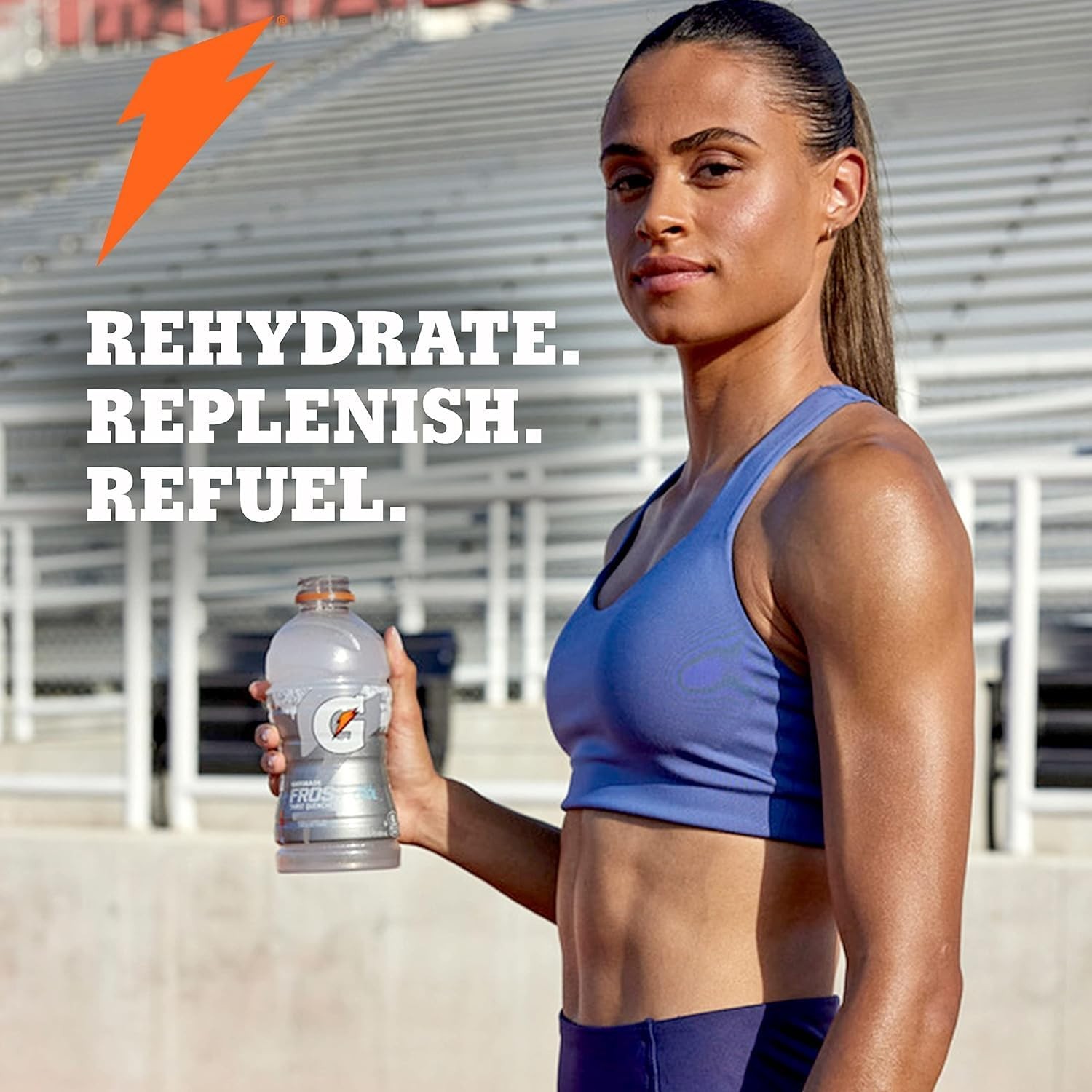 Gatorade Thirst Quencher Sports Drink, Frost 20 Fl Oz (Pack of 8), white