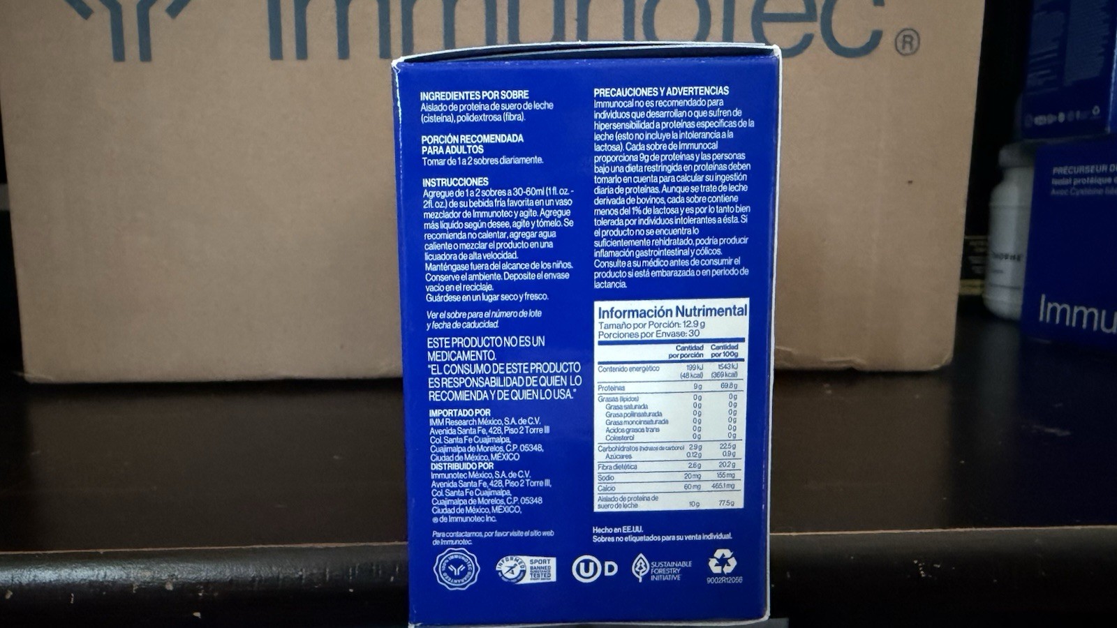 Immunocal Classic Blue Regular Glutathione Precursor, 30 Pouches by Immunotec
