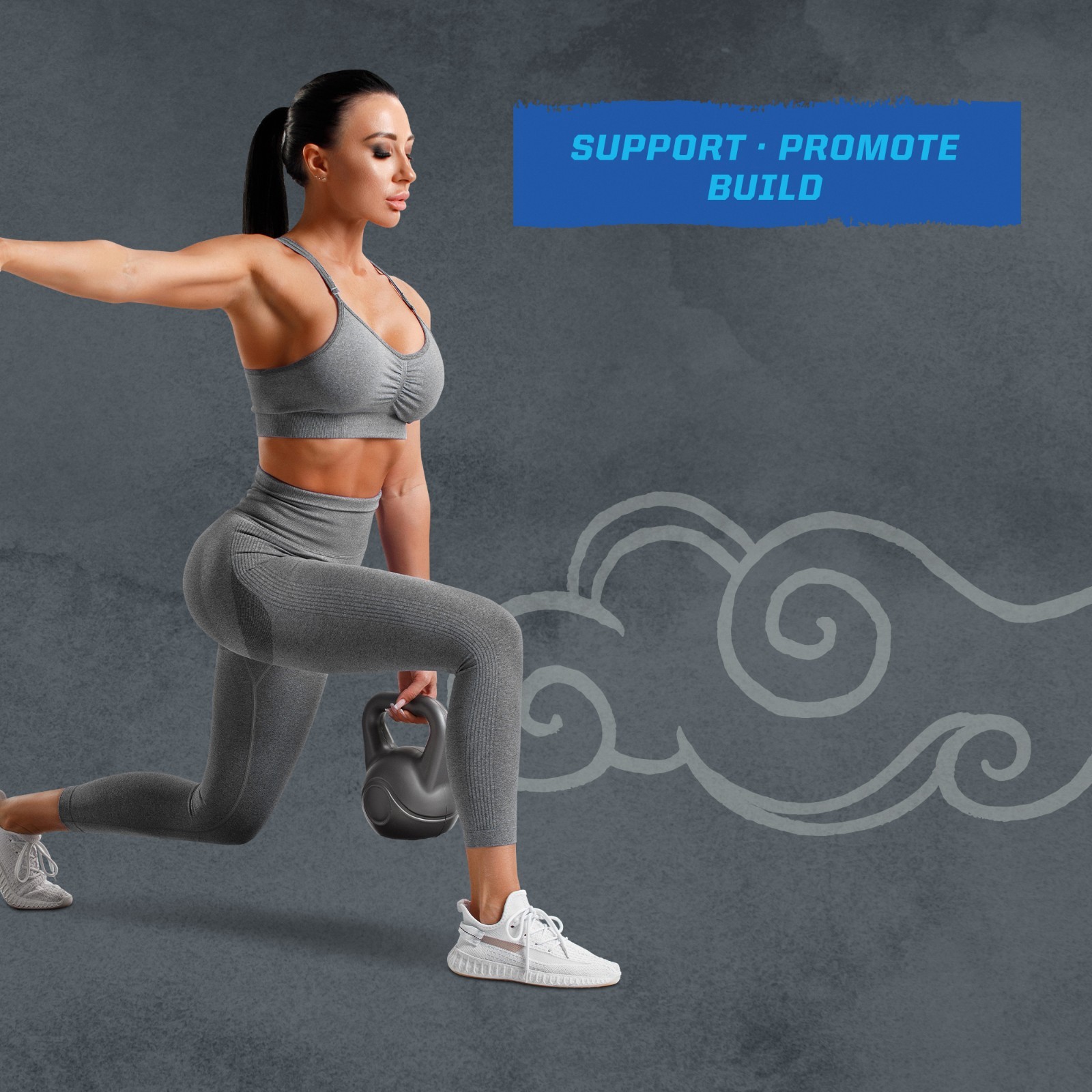 US Active Creatine Blue Raspberry 332g (50 srv)