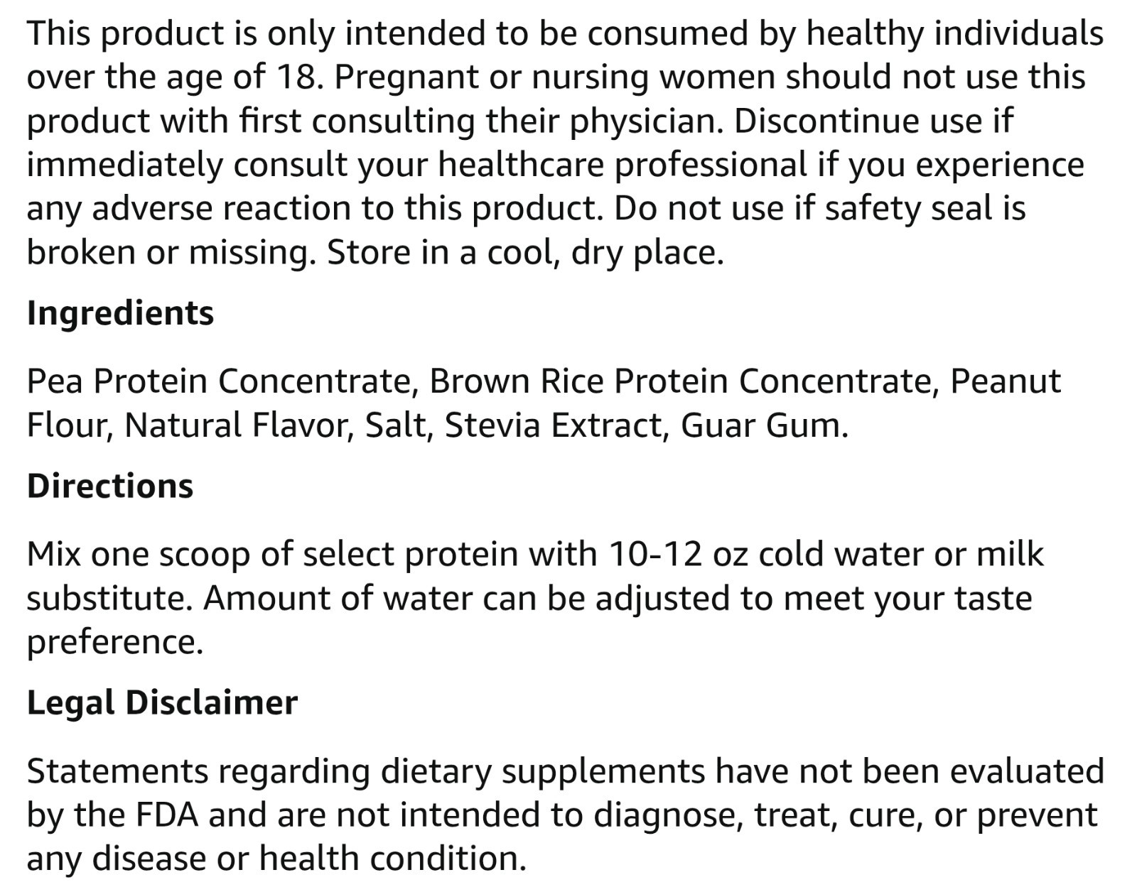 PESCIENCE SELECT PLANT PROTEIN Vegan 2lb (27 Serv) Peanut Butter BEST BY 11/26
