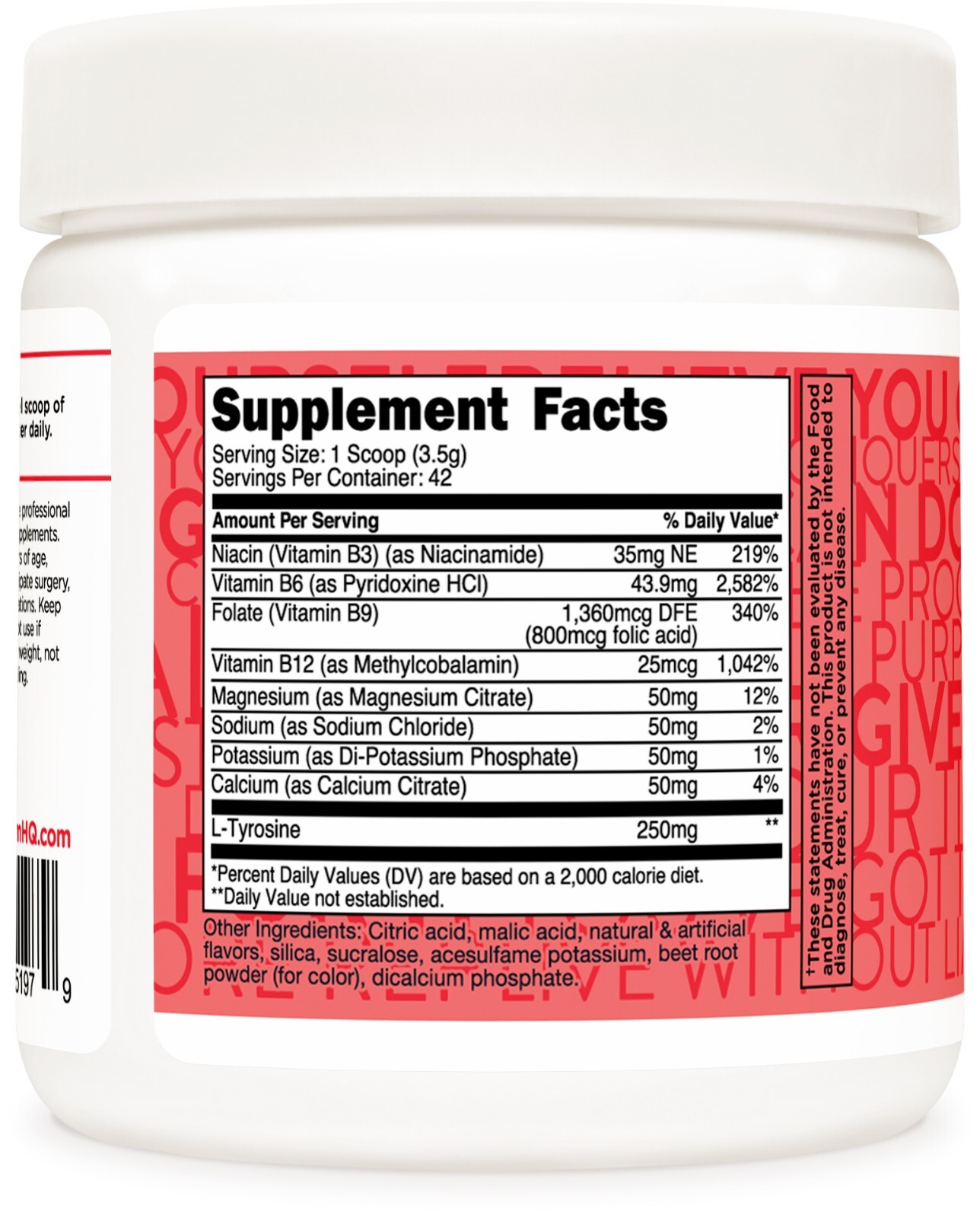 TransformHQ Hydration 42 Servings (Strawberry Lemonade) – Electrolytes
