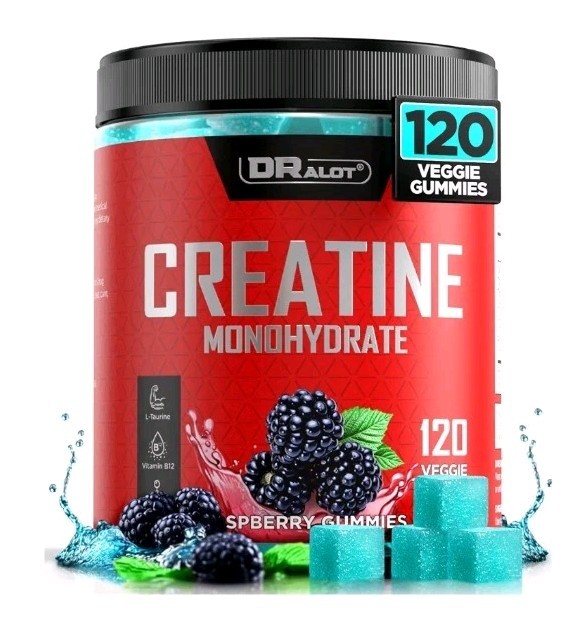 Creatine Monohydrate Gummies 5000mg Energy Muscle Recovery Pre-Workout NEW