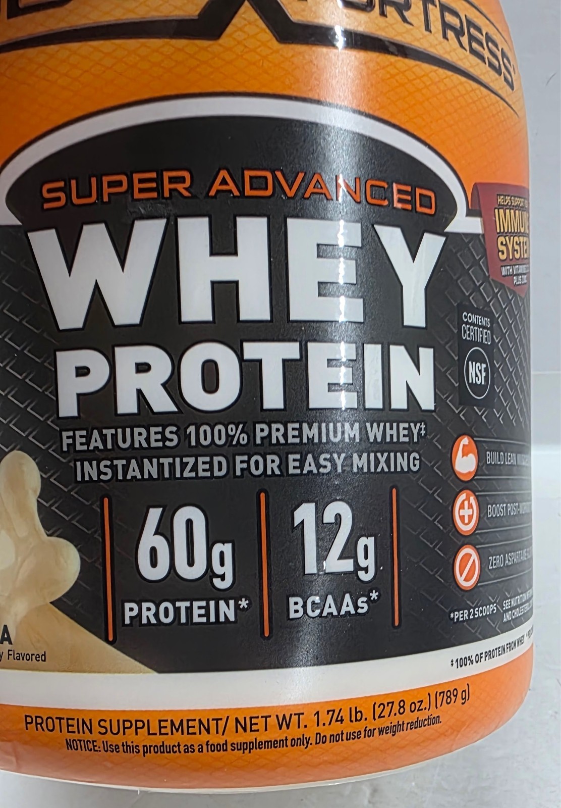 Body Fortress Super Advanced Whey Protein Protein 1.74lb – Best By-11/13/26
