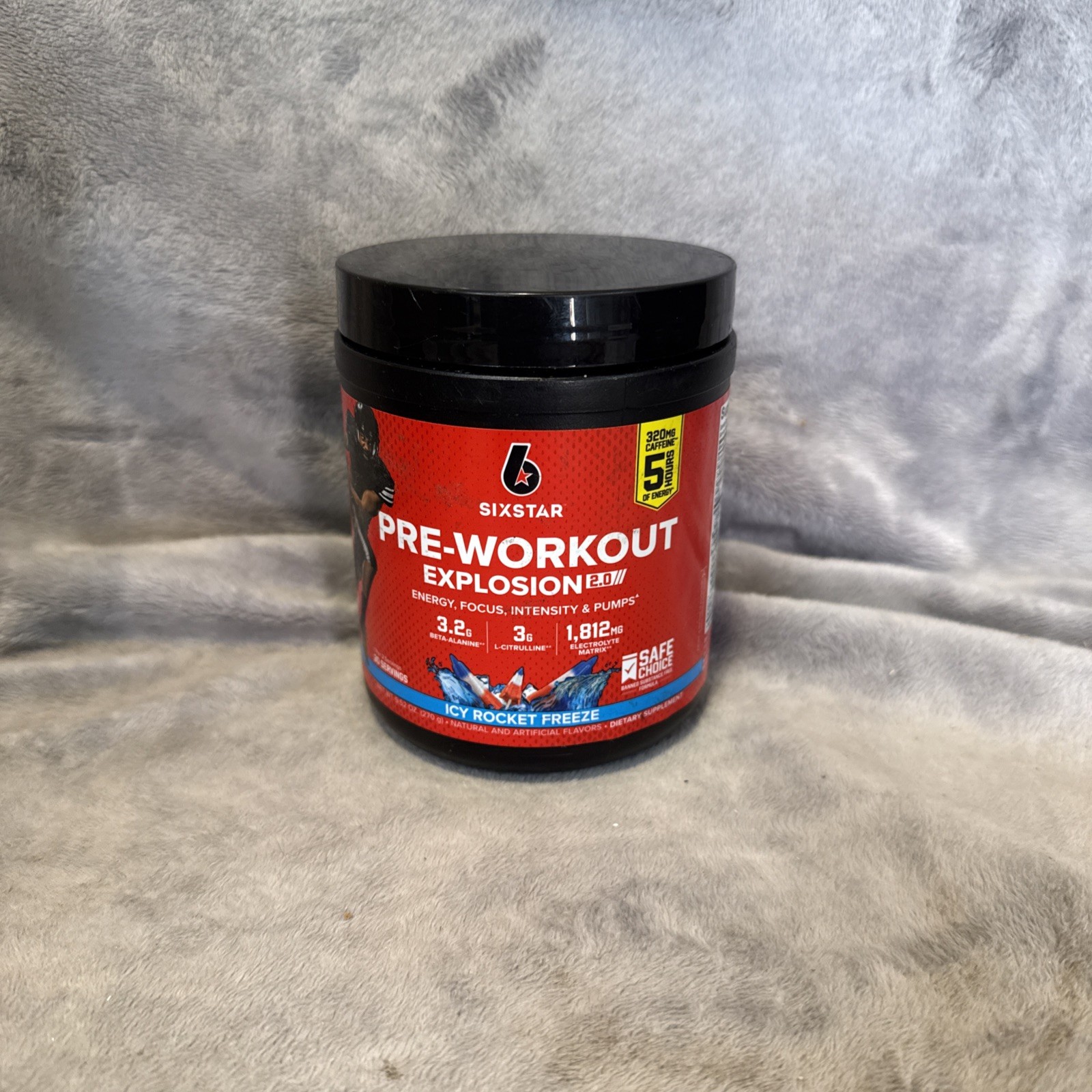 Six Star Pro Nutrition Pre-Workout Powder Explosion 2.0 Electrolyte Matrix, Icy