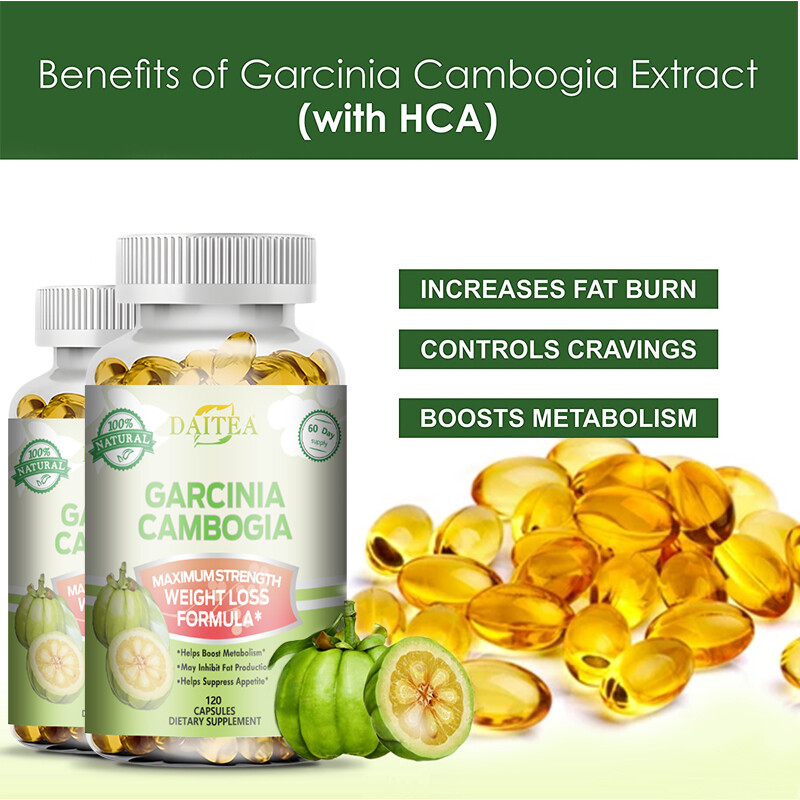 Garcinia Cambogia 1600mg – Weight Loss, Detoxification, Hunger Reduction