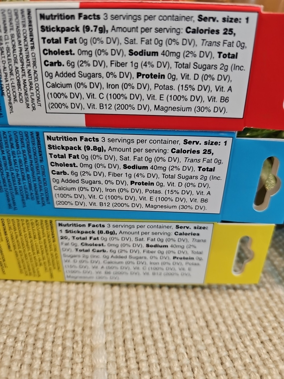 3 NEW PRIME HYDRATION LEMONADE ICE POP BLUE RASPBERRY ELECTROLYTE Drink Mix
