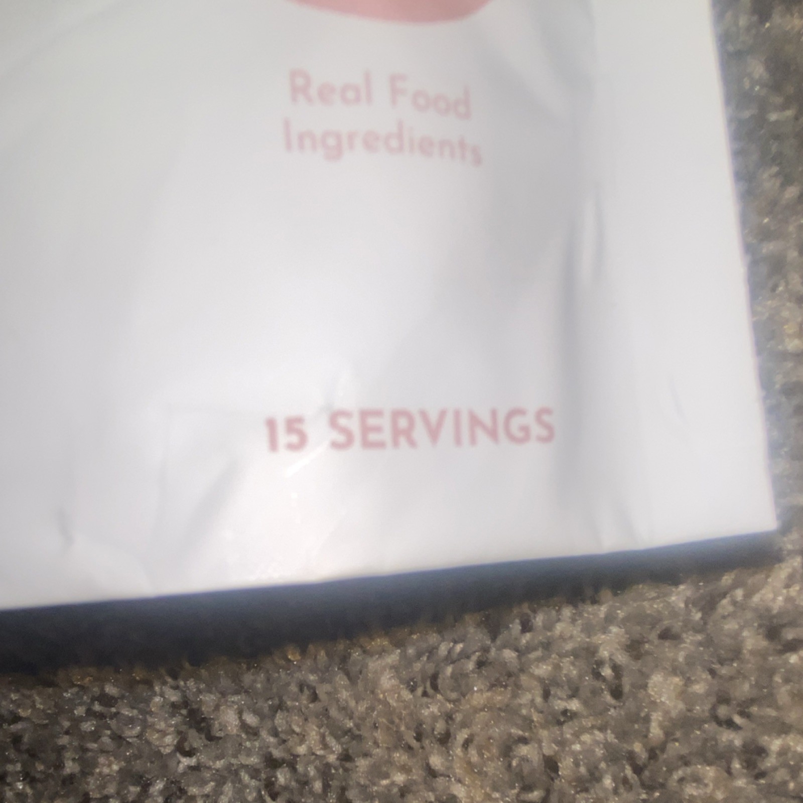 Just Ingredients Strawberries & Cream Protein Powder Casein-Free GF 1.49lb 15sv