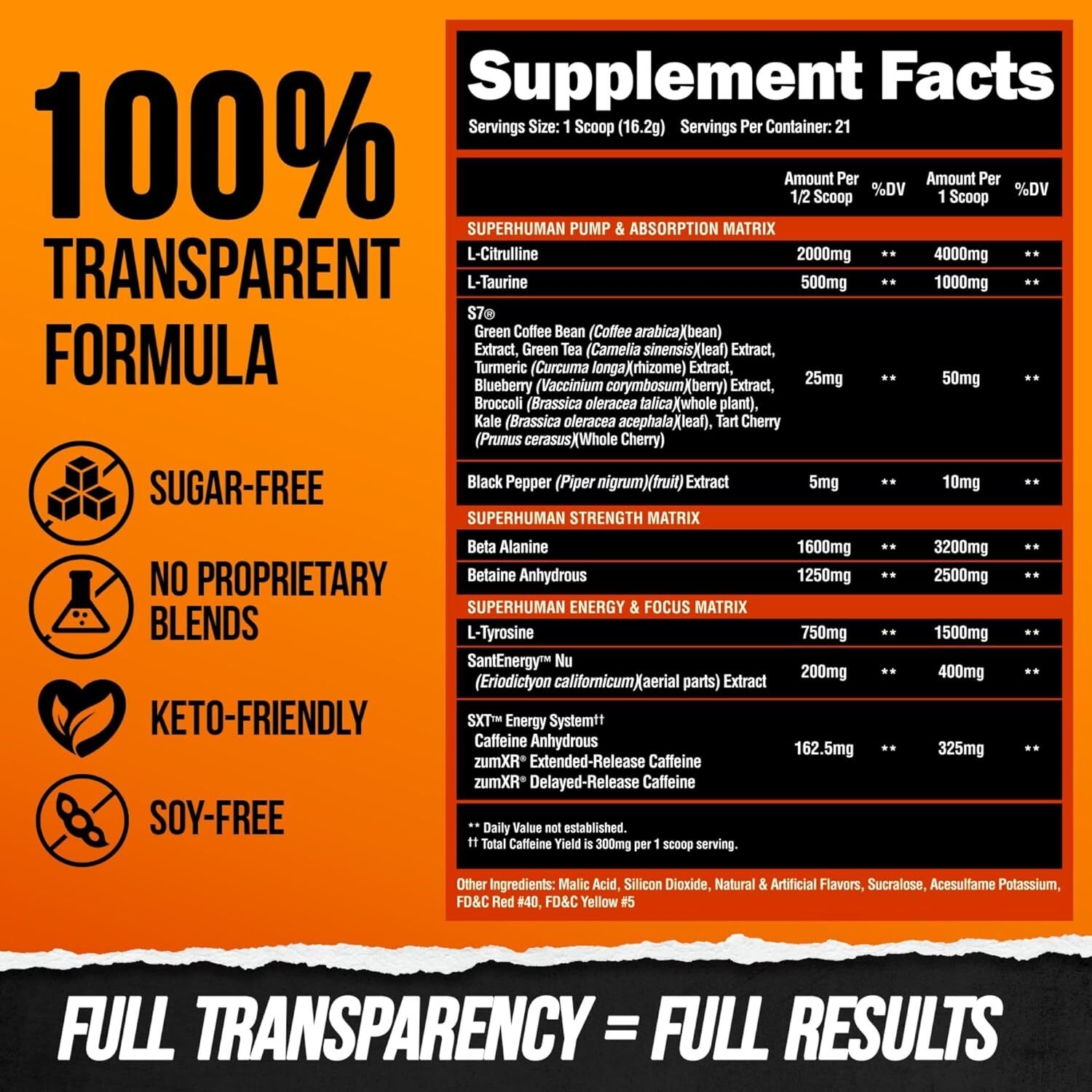 Alpha Lion Super Human Pre Original Hardcore Pre Workout 42 Scoops 5 Flavors New