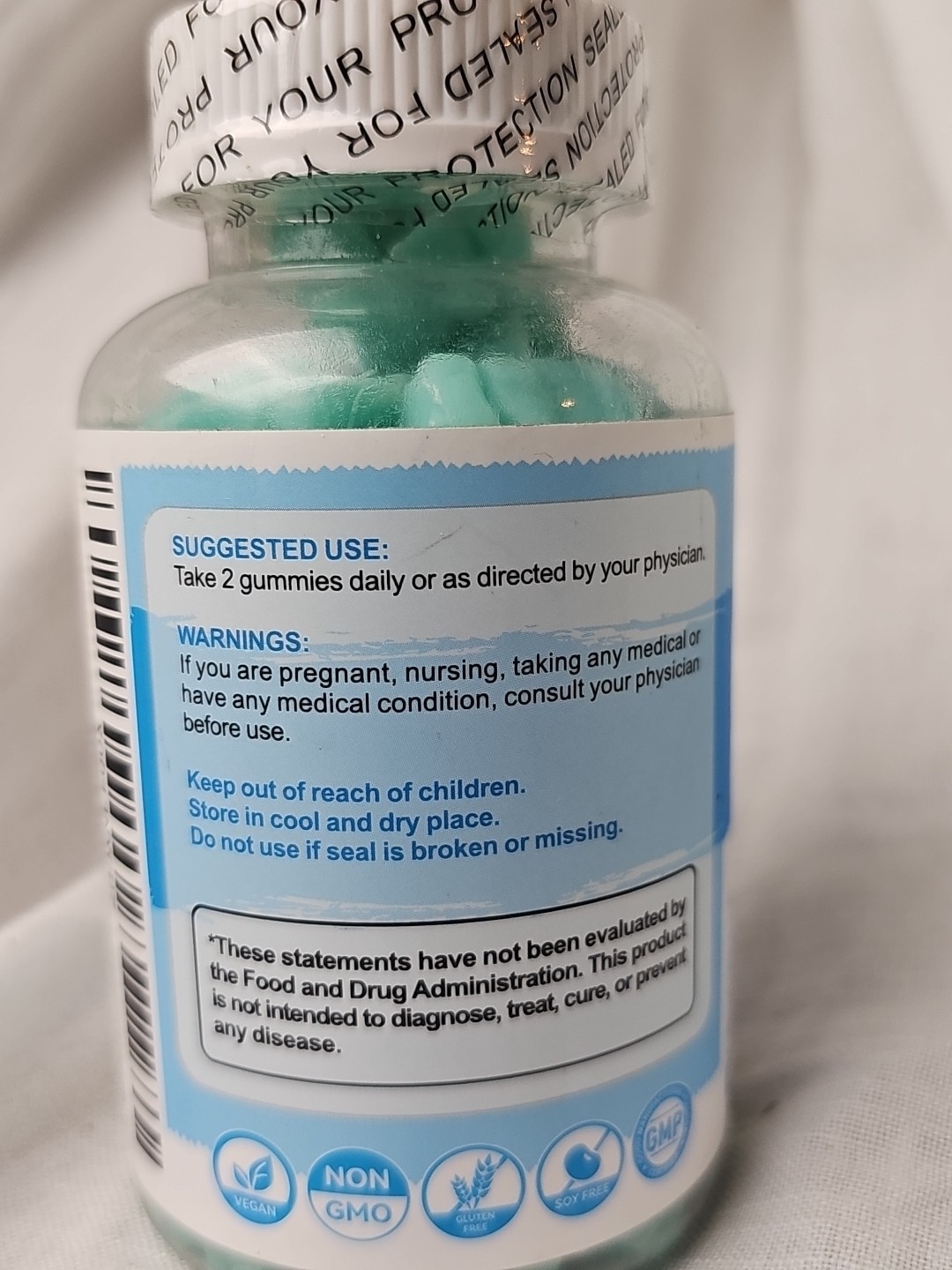 Elevatelife Creatine Monohydrate Gummies 5000mg 90ct Blueberry EXP:11/26
