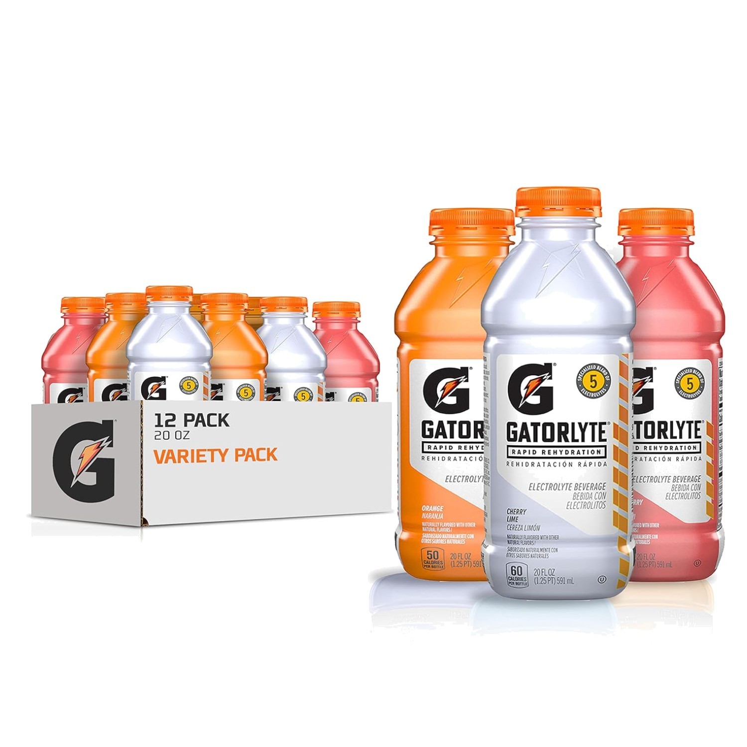 Gatorade Hydration Drink, Variety Pack, 20oz Bottles 12 Pack