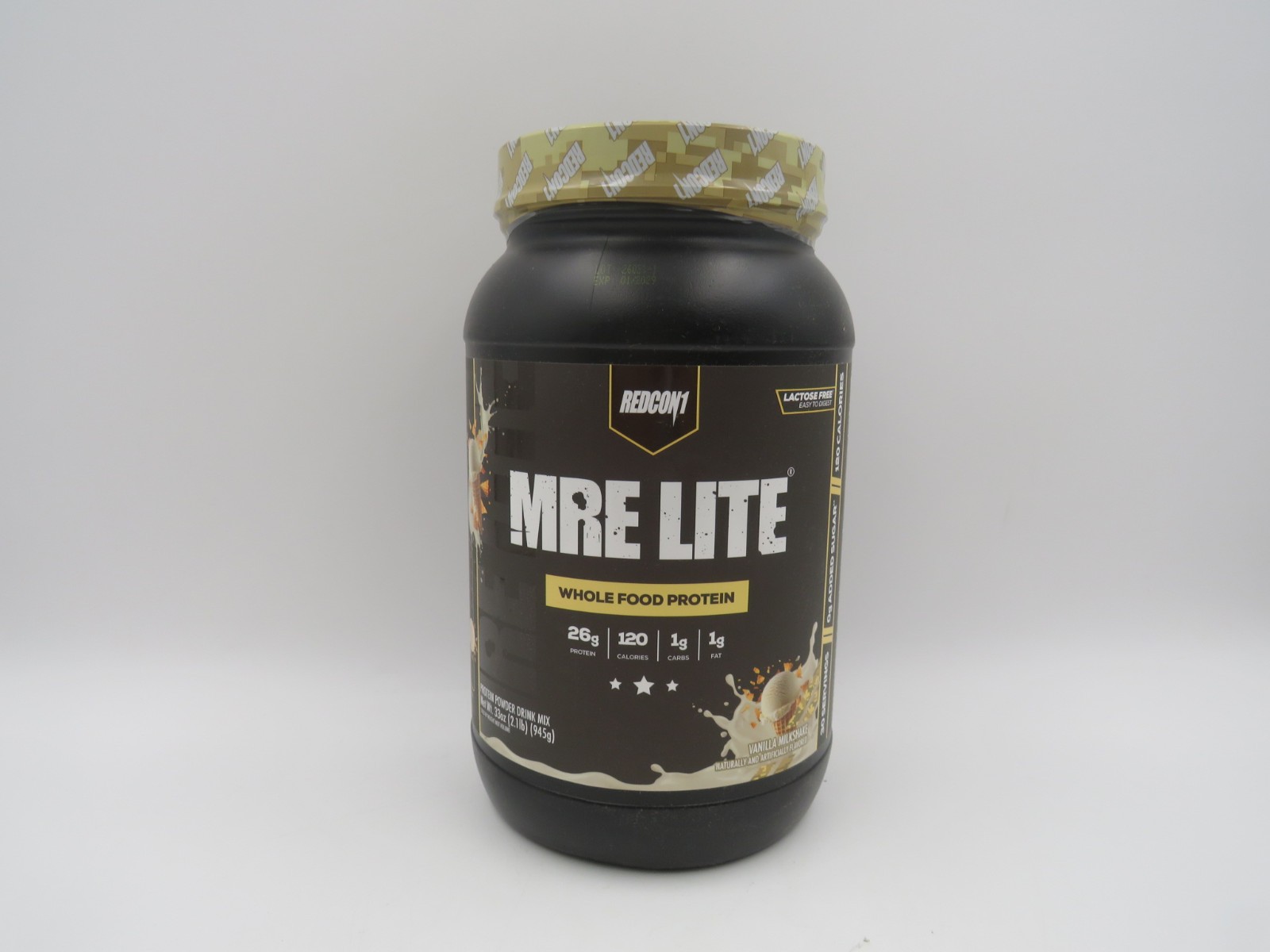 MRE Lite Whole Food Protein Vanilla Milkshake 2.08 lbs (945 g) EXP 01/29