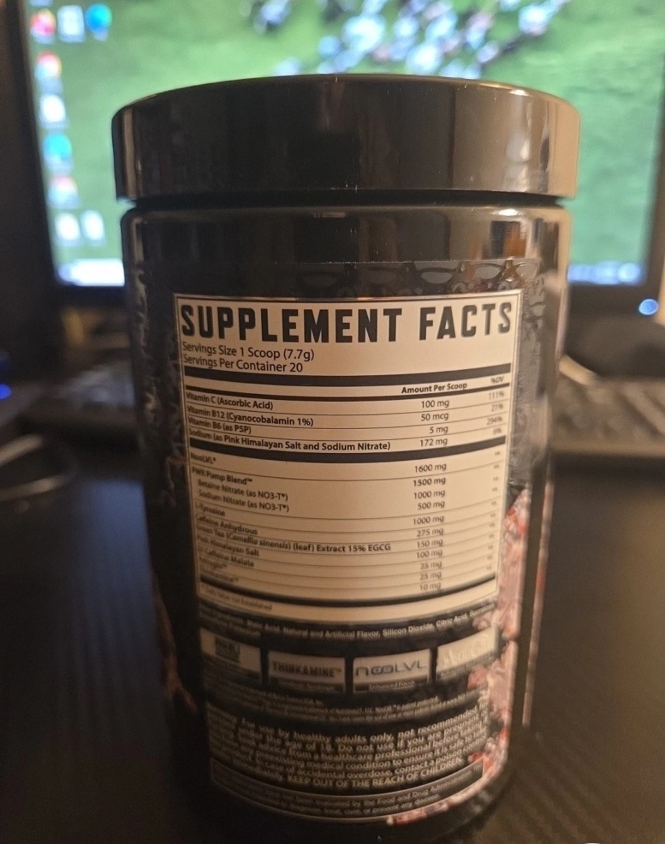 Klout Karma Pre Workout, 20 Servings 3 Exciting & Delicious Flavors Exp: 08/2027