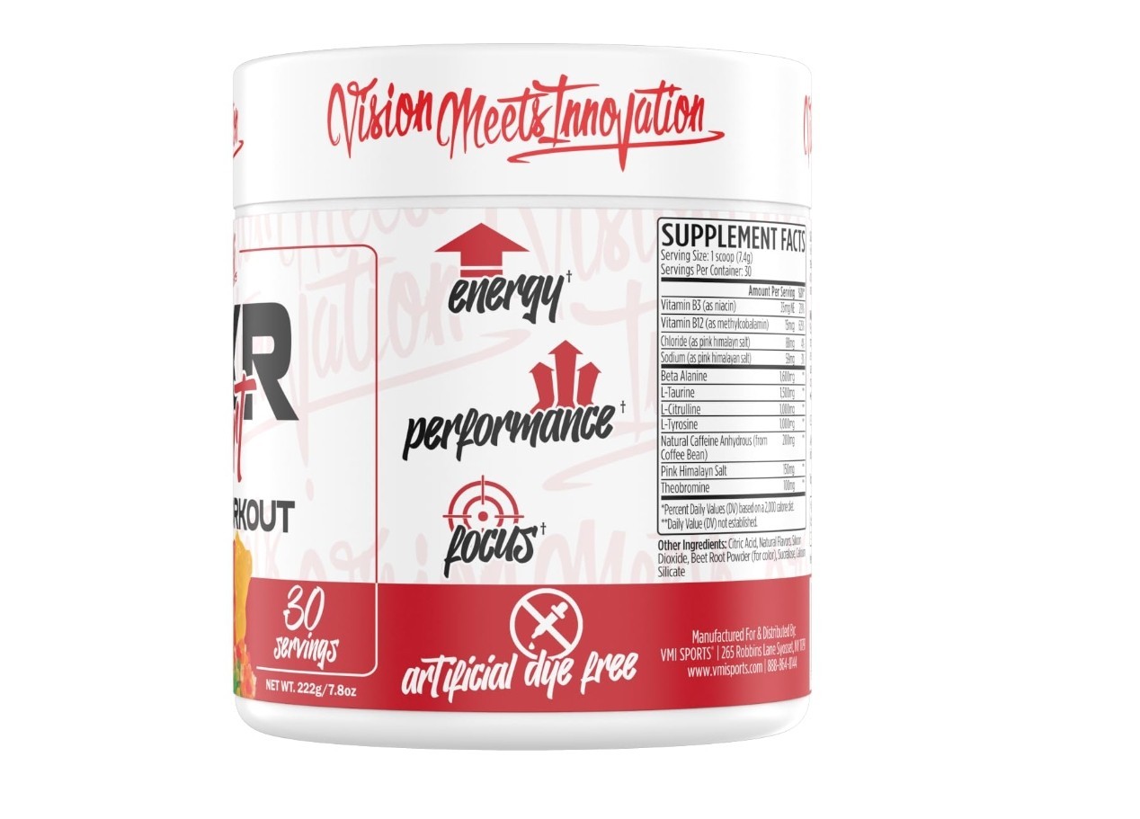VMI Sports KXR SPORT Preworkout 8oz Size (30 Serv) Gummy 🐻 Bear BEST BY 11/26