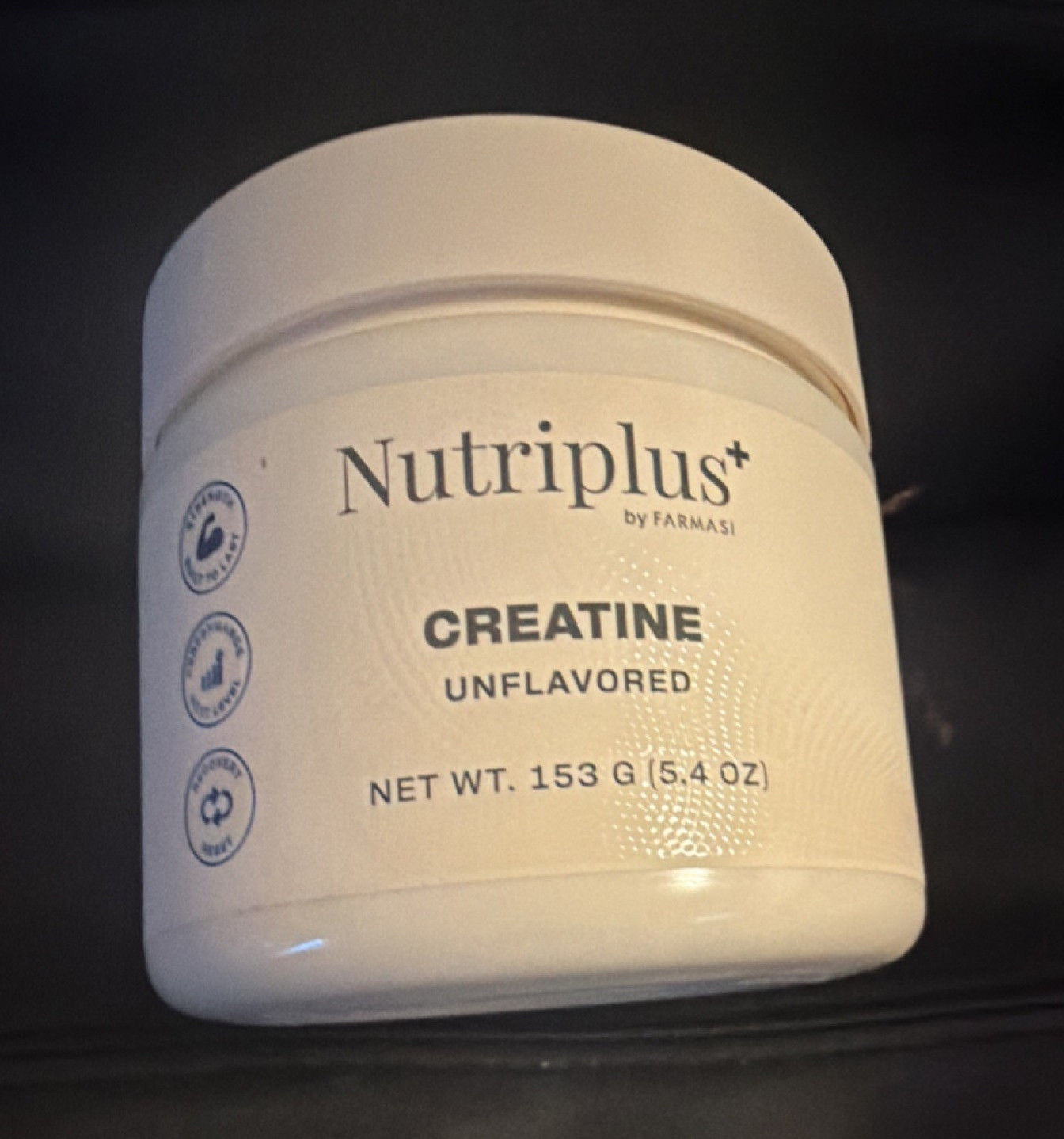 Nutriplus Creatine Powder Unflavored 5.4 oz Bodybuilding Supplement
