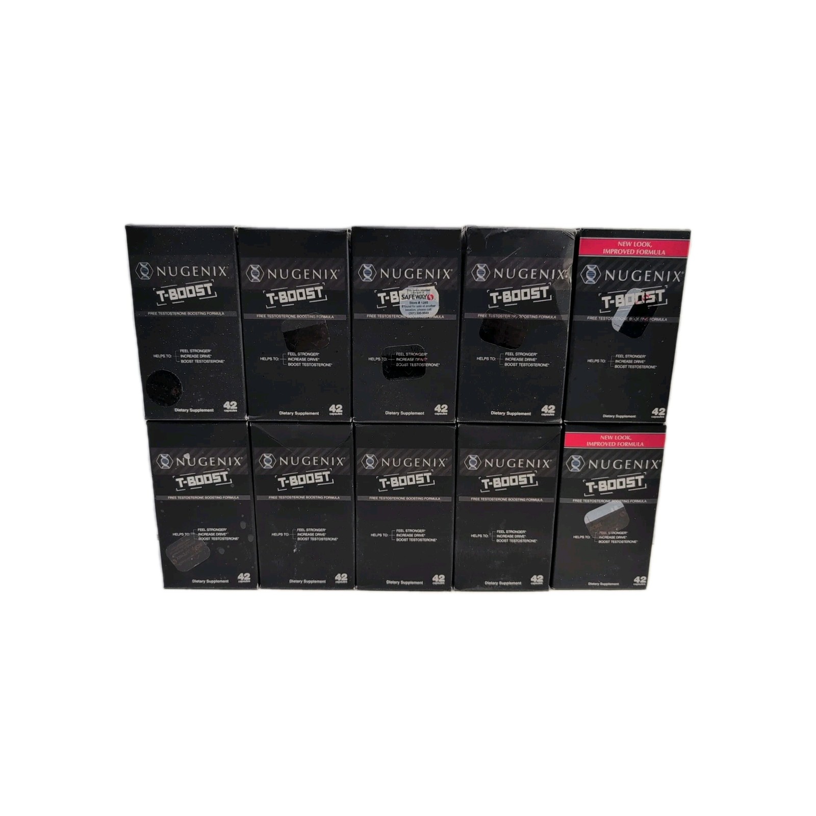 (10) NUGENIX T Boost – 42 Capsules Each, Thermo X Fat Burner. Exp: 07/2026+