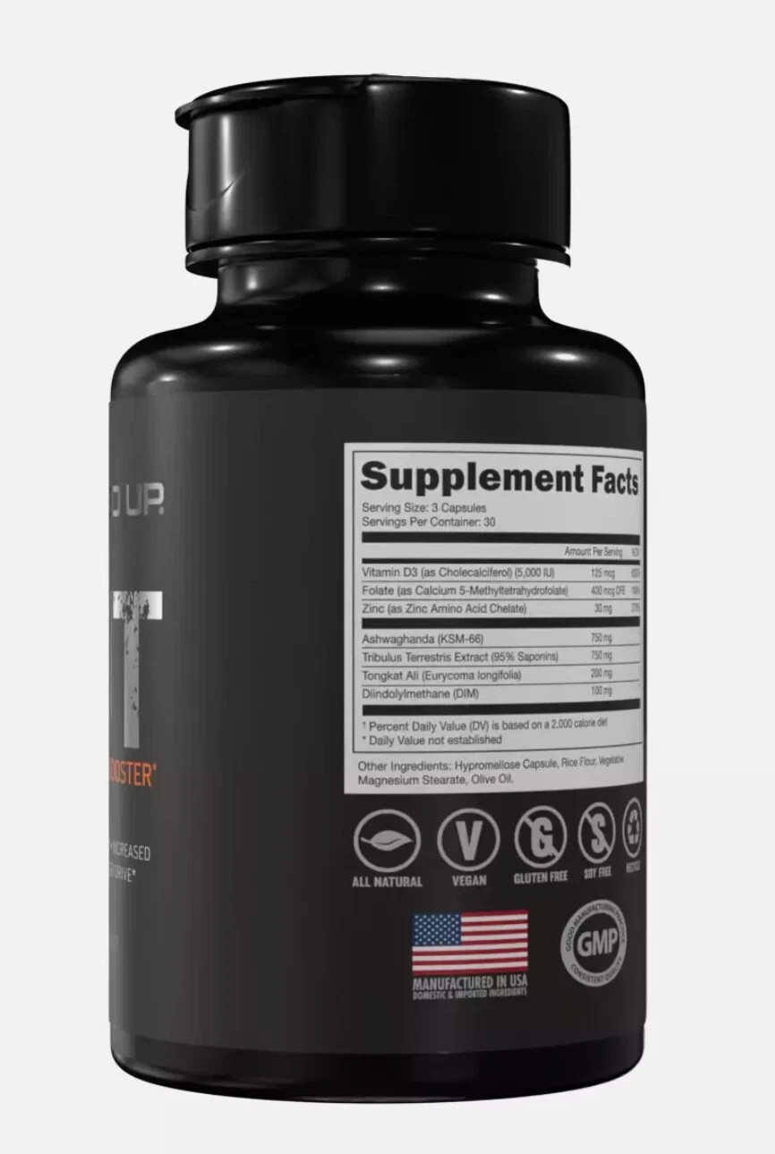 BUCKED UP RUT TESTOSTERONE BOOSTER 30 Servings Hormone Balance FREE SHIPPING
