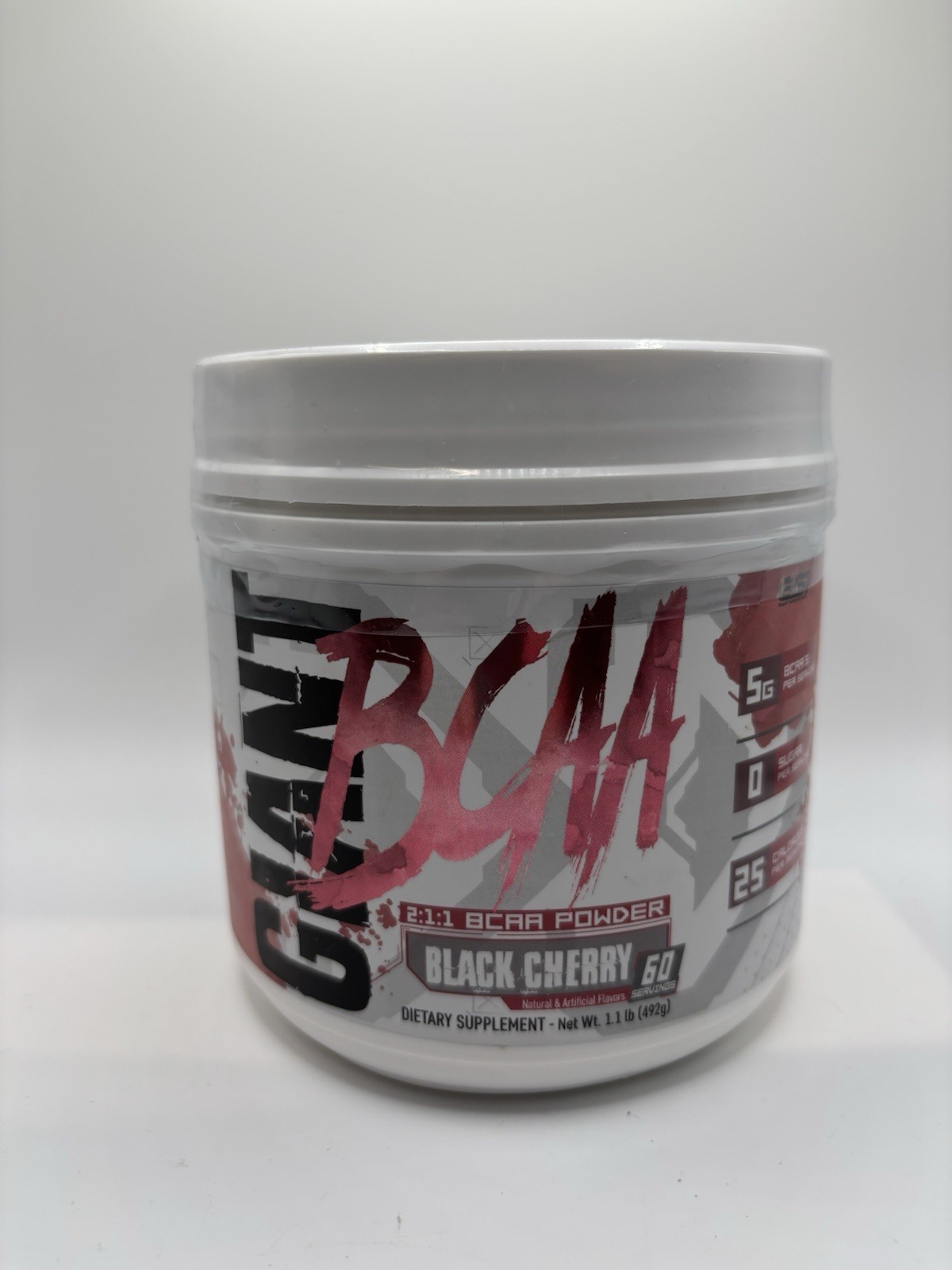 GIANT Performance Edge 2:1:1 BCAA Powder, Fruit Punch, 60 Servings, 04/2026