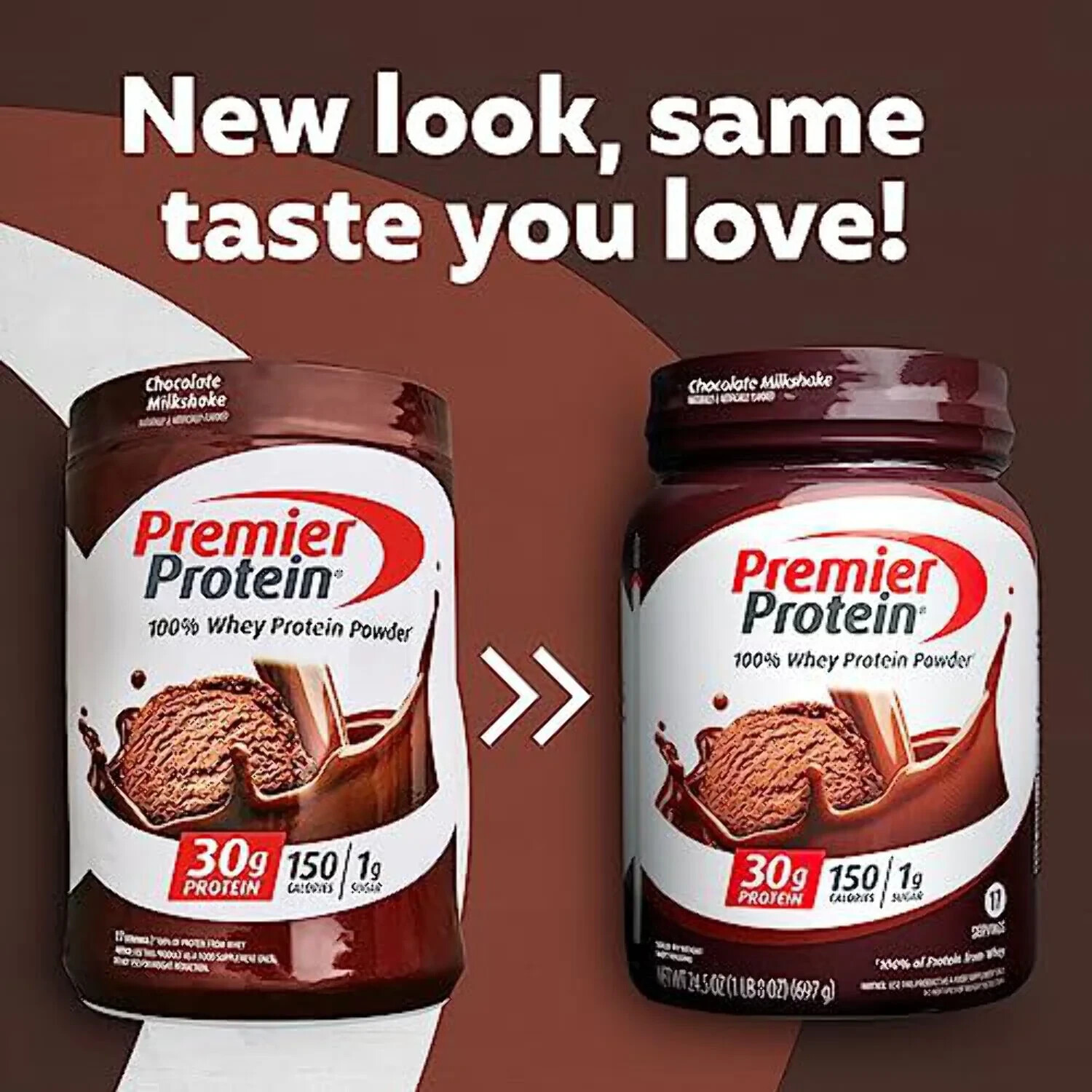 2 PACKS Premier Protein 100% Whey Protein Powder, Chocolate Milkshake