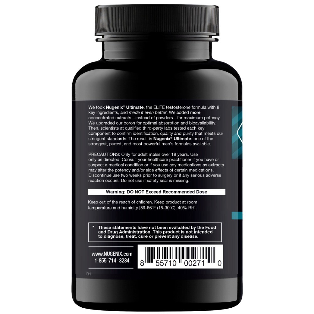 NUGENIX ULTIMATE Testosterone Booster Capsules – Muscle Health, Sexual Health